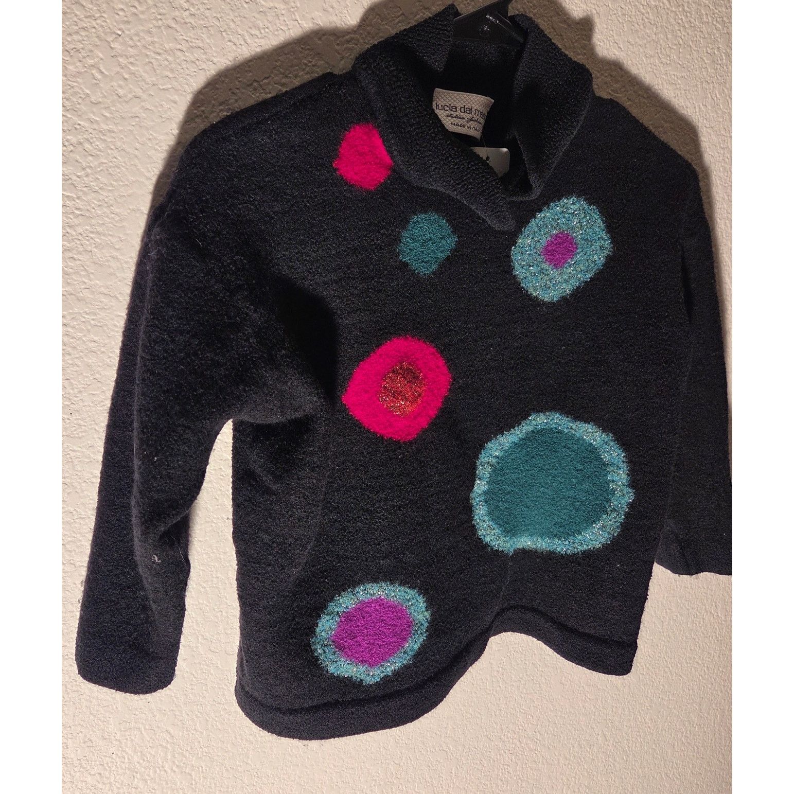 Ciao Lucia Lucia Dal Maso Crop Wool Fleece Sweater - Women's Small Size S / US 4 / IT 40 - 2 Thumbnail