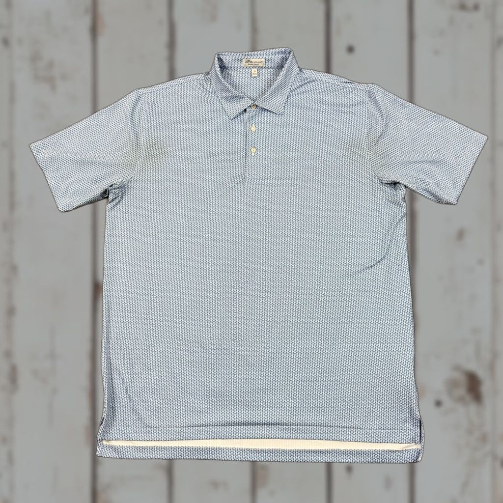Peter Millar VINTAGE Peter Millar Summer Comfort Polo Shirt Men XL Blue Striped Golf Activewear Breathable Stretch Lightweight Size US XL / EU 56 / 4 - 1 Thumbnail