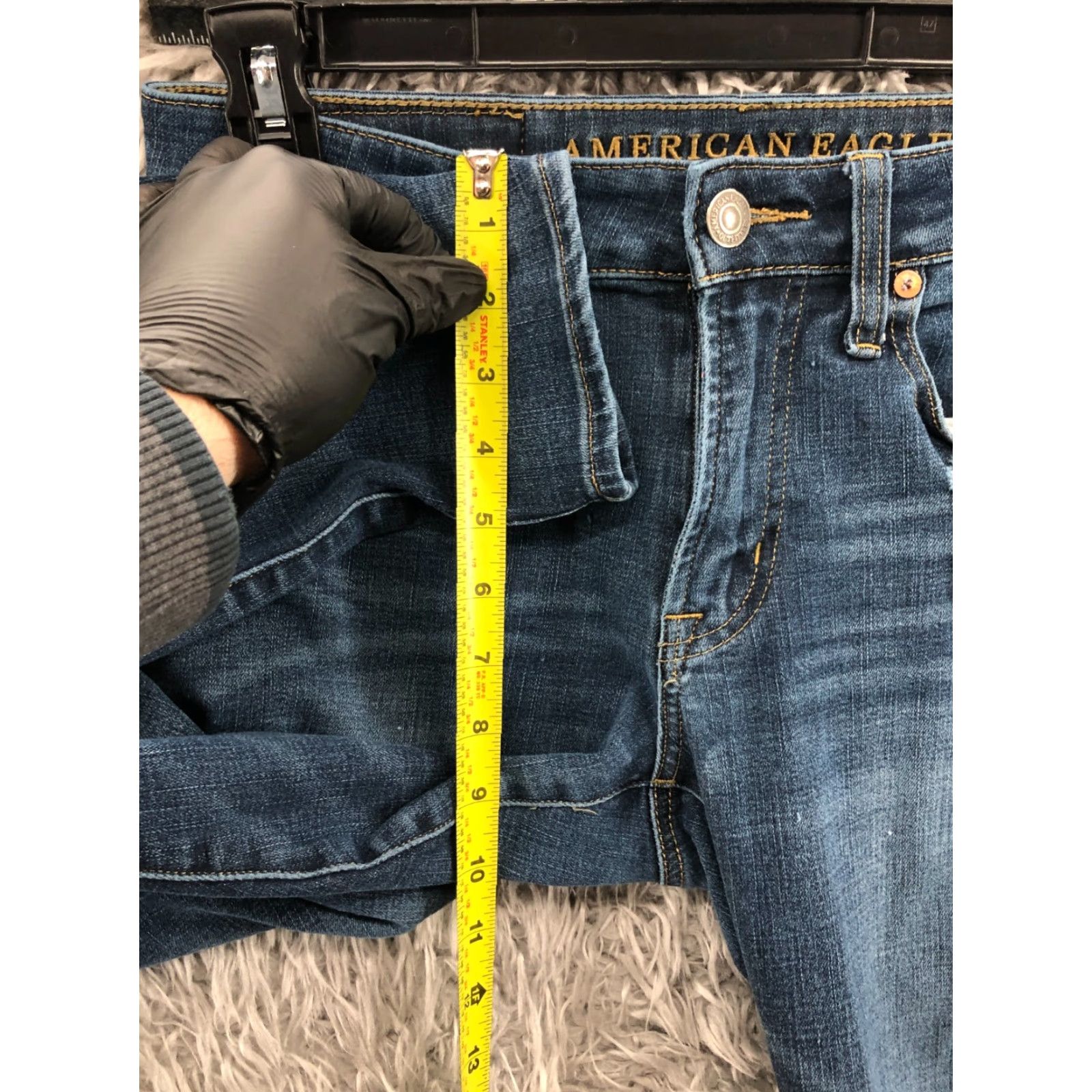 American Eagle Outfitters American Eagle Outfitters Jeans Slim Straight Mens 28x28 Regular Blue Size US 28 / EU 44 - 3 Thumbnail