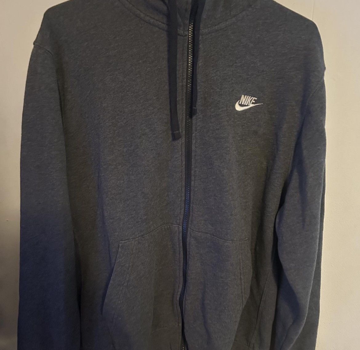 Nike Grey nike zip-up hoodie Size US L / EU 52-54 / 3 - 1 Preview