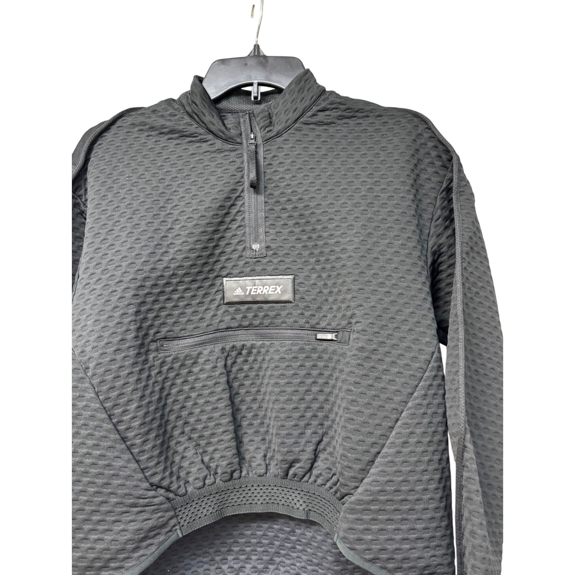 Adidas ADIDAS PERFORMANCE Terrex Hike 1/2 Zip Fleece Sweatshirt, Bl Size XS / US 0-2 / IT 36-38 - 3 Thumbnail