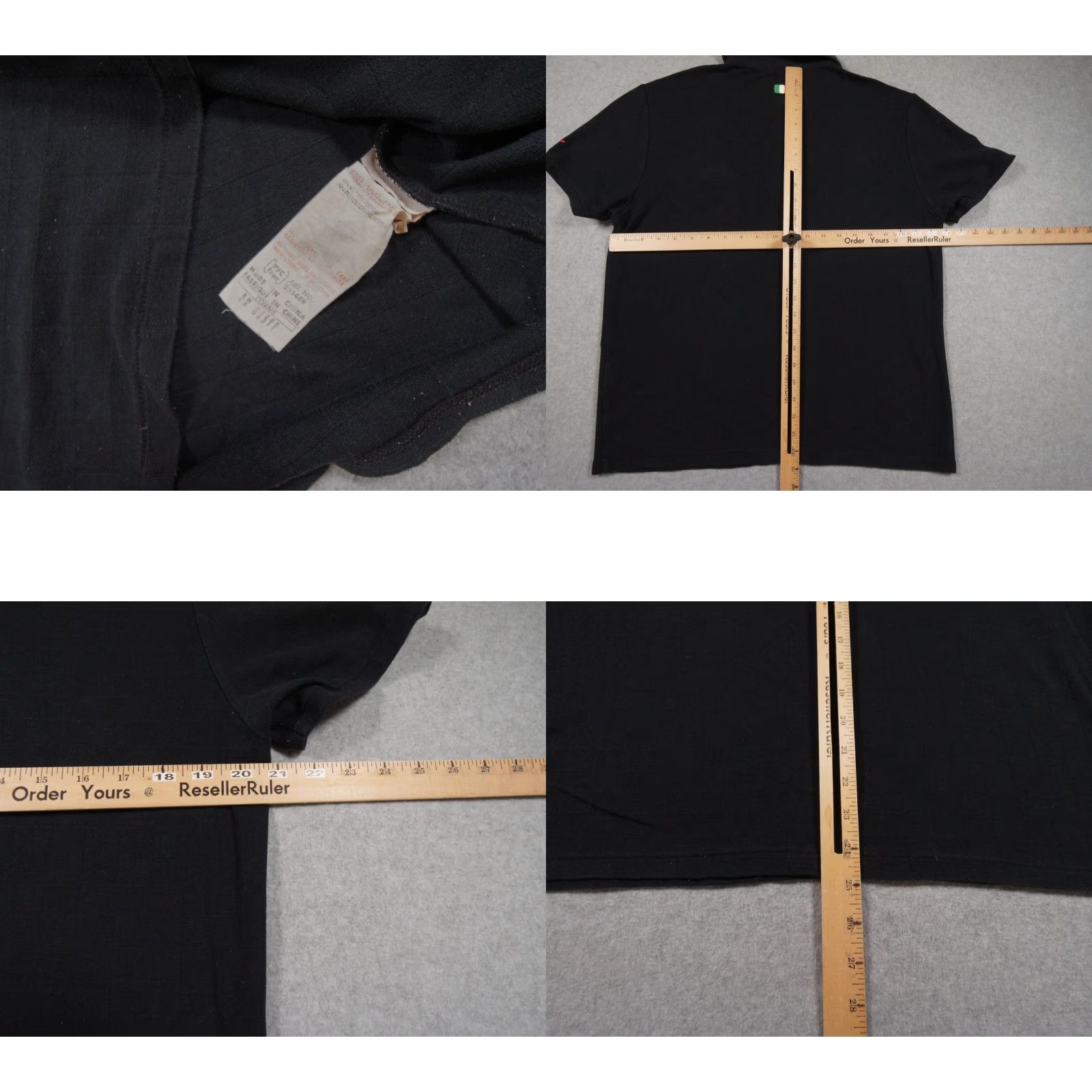 Puma PUMA Black Polo Shirt Mens Large Short Sleeve Collared Pocket Preppy Size US L / EU 52-54 / 3 - 8 Thumbnail