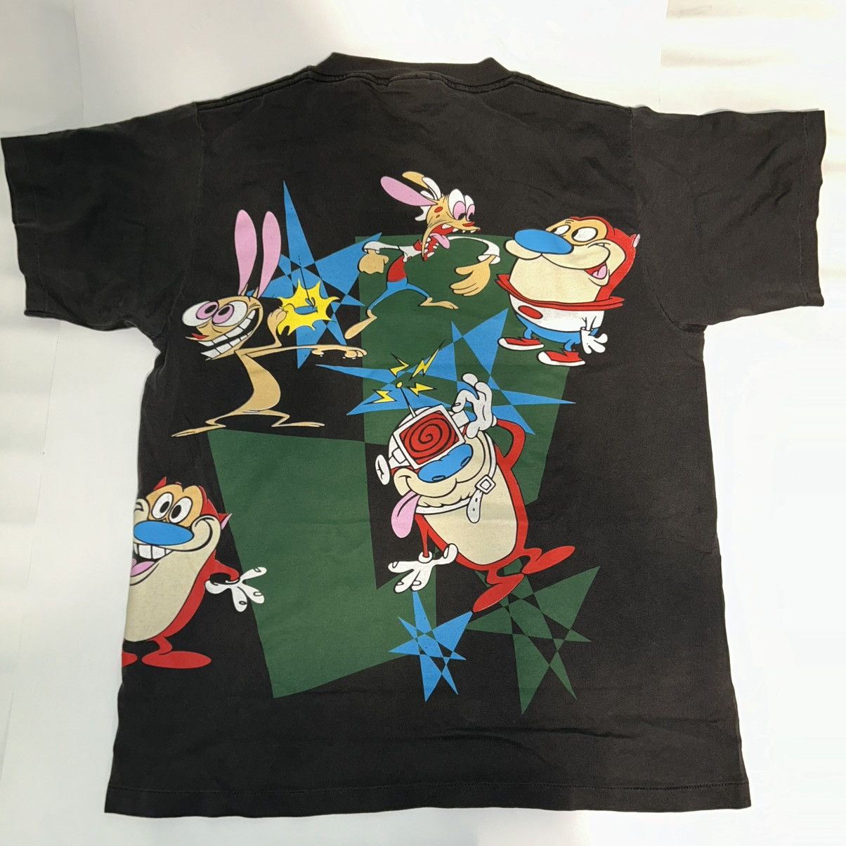 Changes Ren and Stimpy Wrap Around T-Shirt 1992 Nickelodeon Changes Size US L / EU 52-54 / 3 - 2 Thumbnail