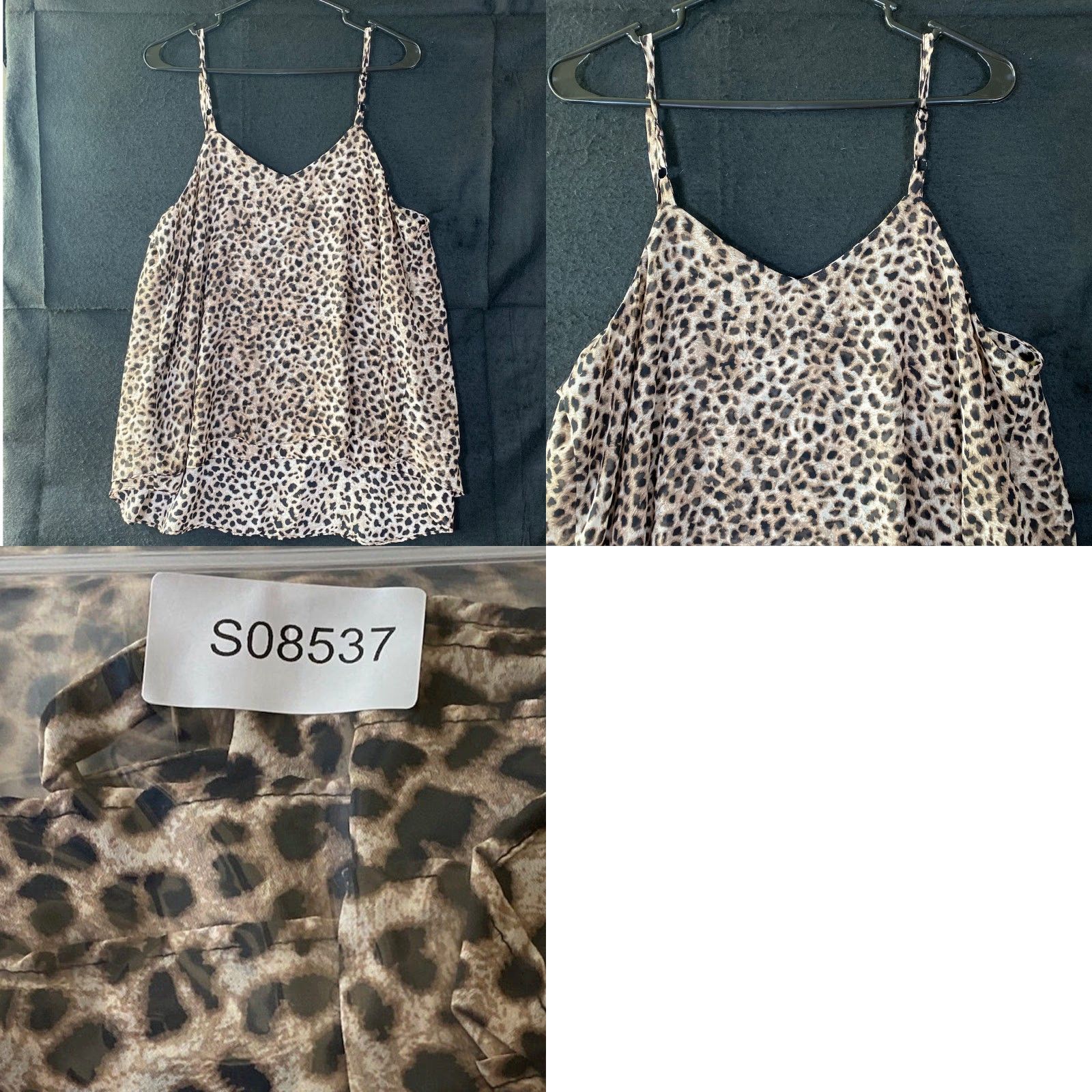Torrid Torrid Blouse Black Animal Print Tank V-Neck Flowy 00 Womens Sleeveless Jersey Polyester Shirt Pattern Casual Women's Clothing Size XXS / US 00 / IT 34 - 8 Thumbnail