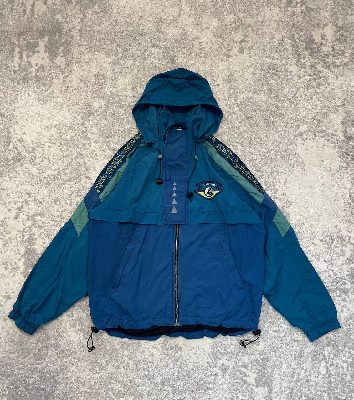 Asics Vintage ASICS Windbreaker Jacket Men’s M 90s Hooded Track Size US M / EU 48-50 / 2 - 1 Thumbnail