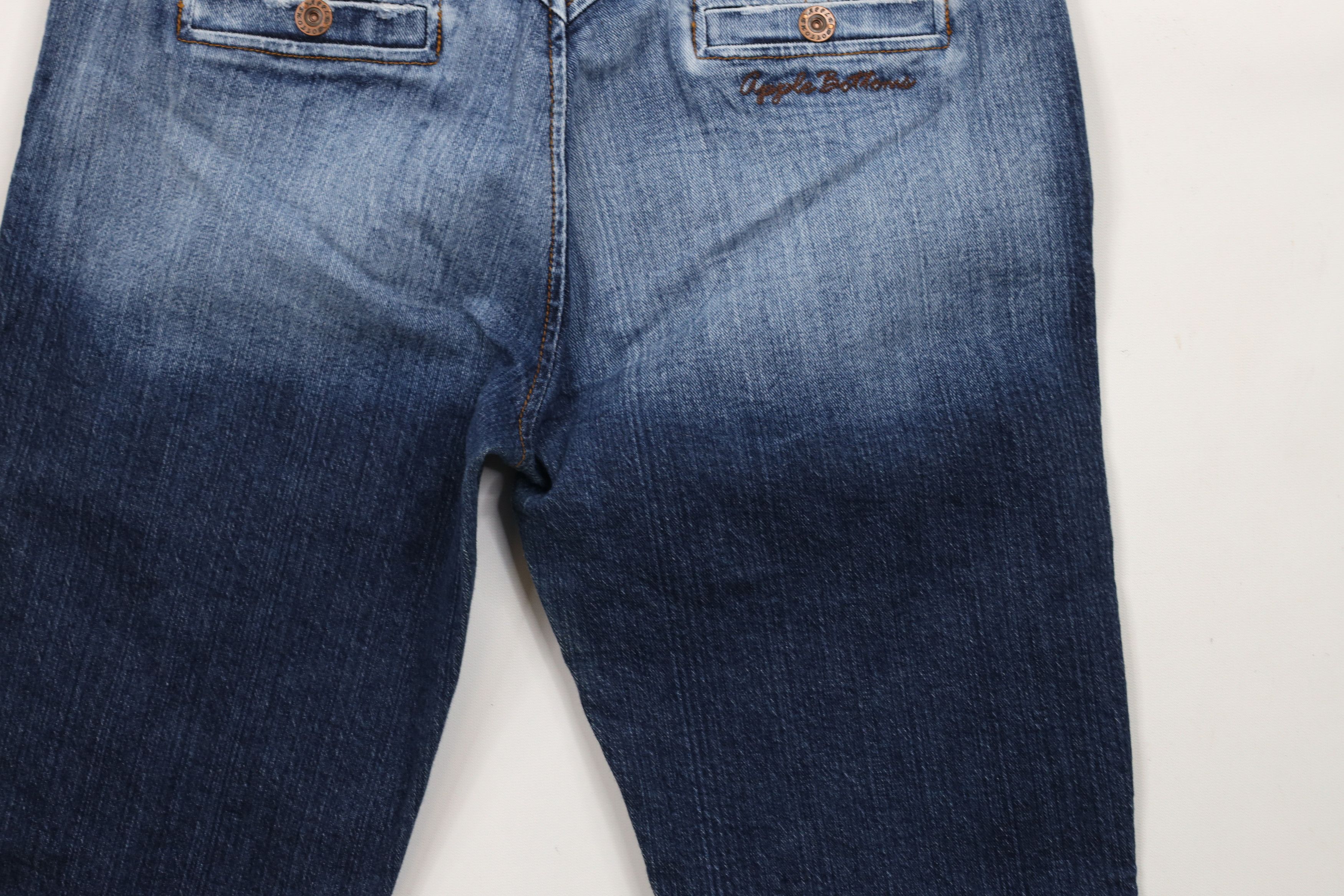 Vintage Vintage Y2K Apple Bottoms Jeans Out Denim Capris Jeans Blue Size 32" / US 10 / IT 46 - 9 Thumbnail