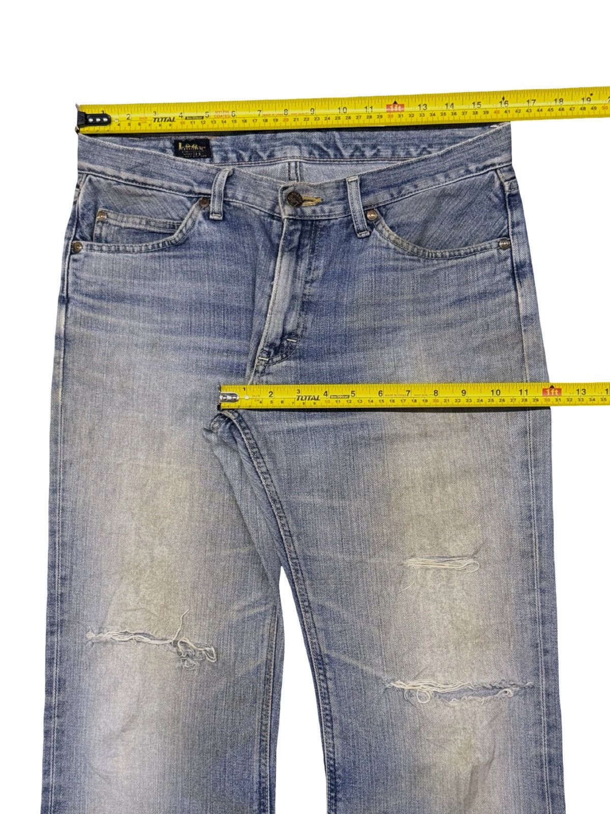 Lee Vintage 00s Lee Riders Japan Denim Jeans | Vintage Wash | 32 Size US 32 / EU 48 - 15 Thumbnail