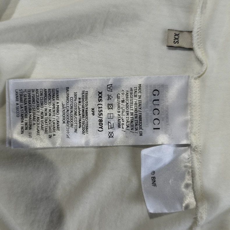 Gucci Gucci White t-shirt short sleeves Size XXS / US 00 / IT 34 - 5 Thumbnail