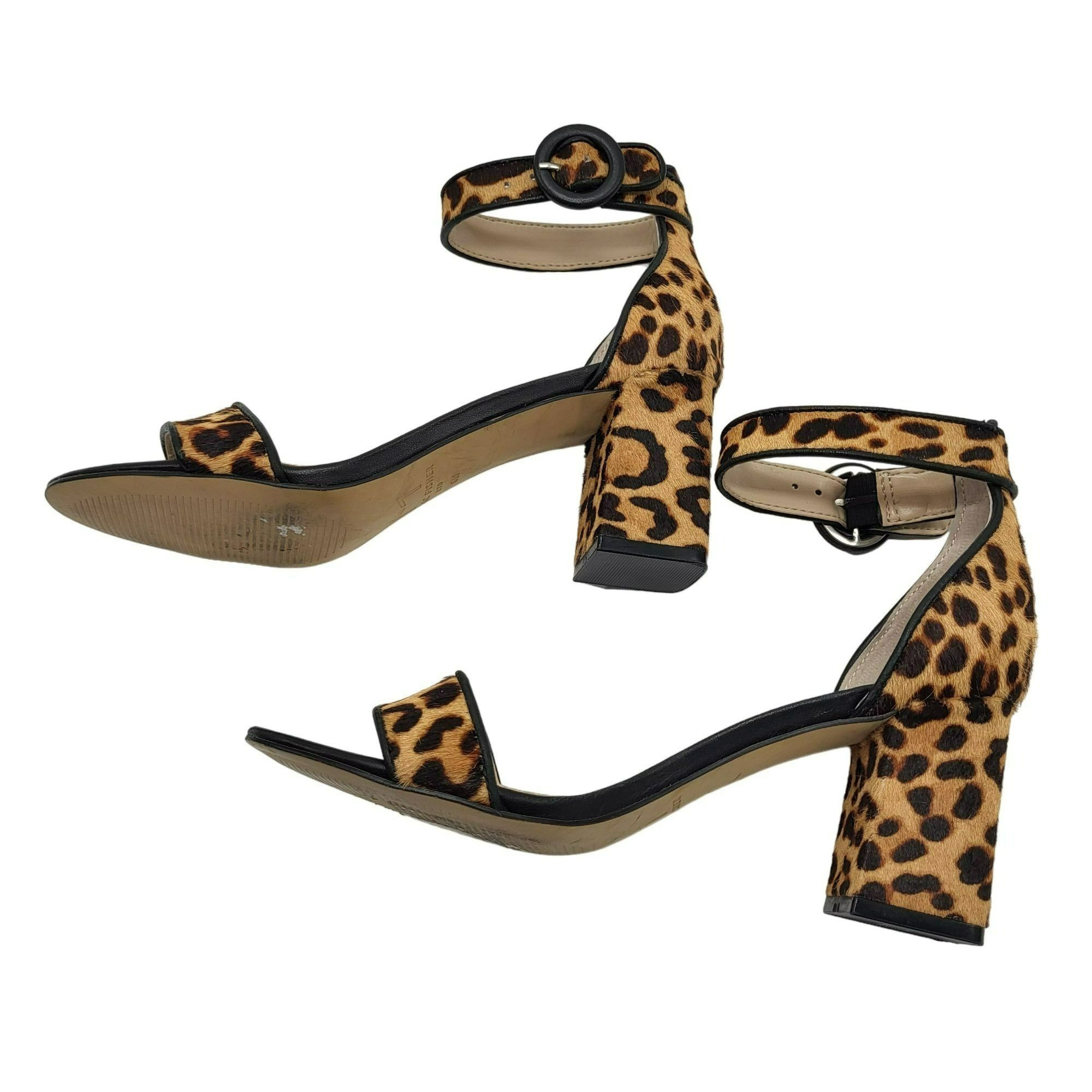 Marc Fisher Marc Fisher MLKarleely Leopard Print Block Heel Sandals 6 Size US 6 / IT 36 - 5 Thumbnail