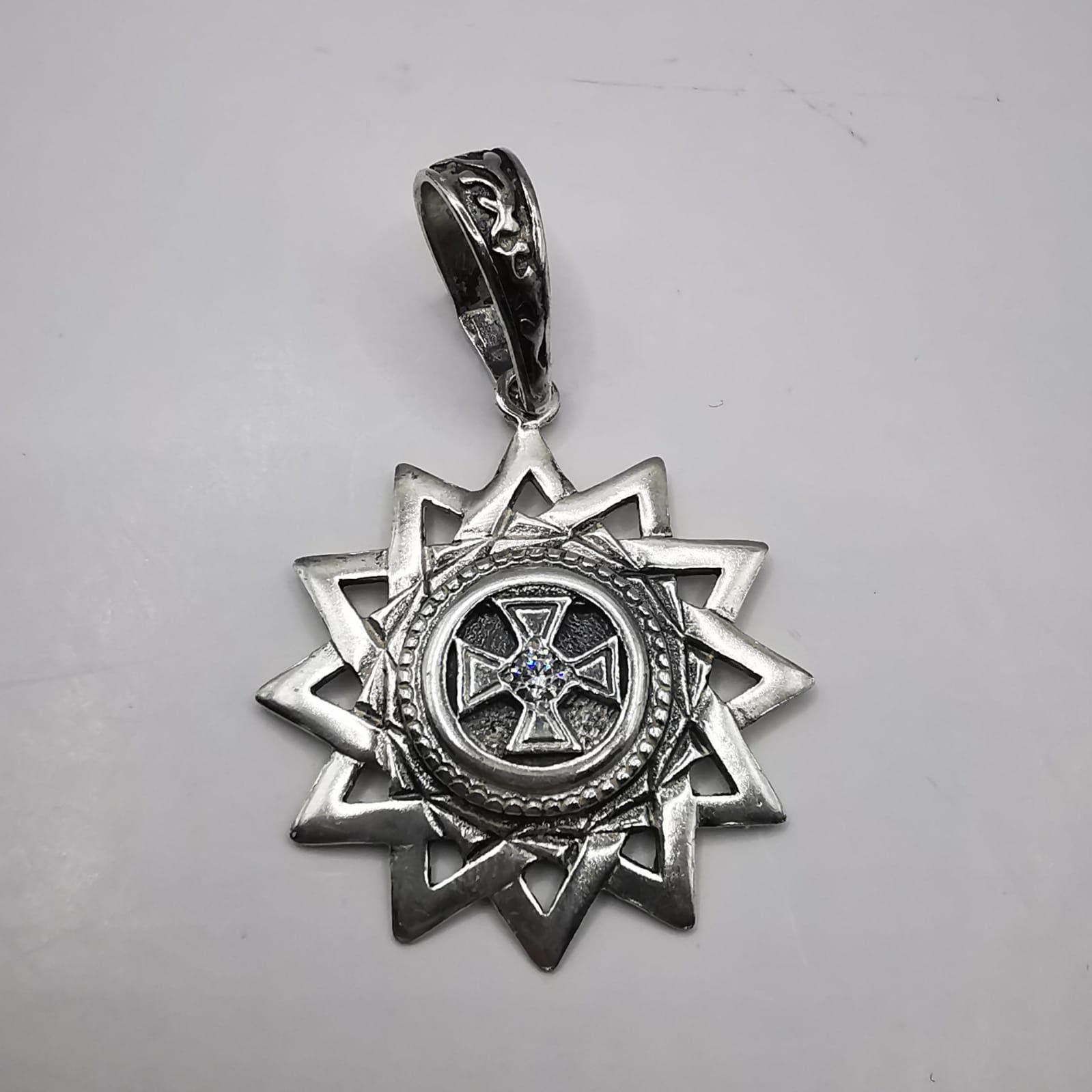 Vintage Pendant Made of 925 silverHandmade 431g