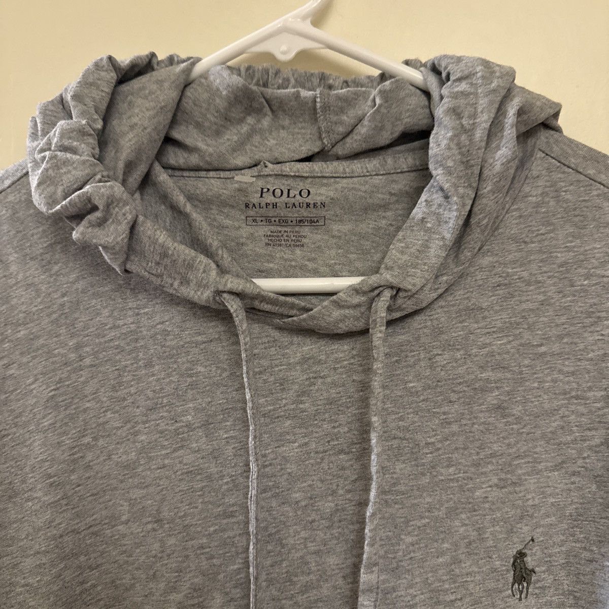 Polo Ralph Lauren Vintage Polo Ralph Lauren Hoodie Shirt Size US XL / EU 56 / 4 - 2 Thumbnail