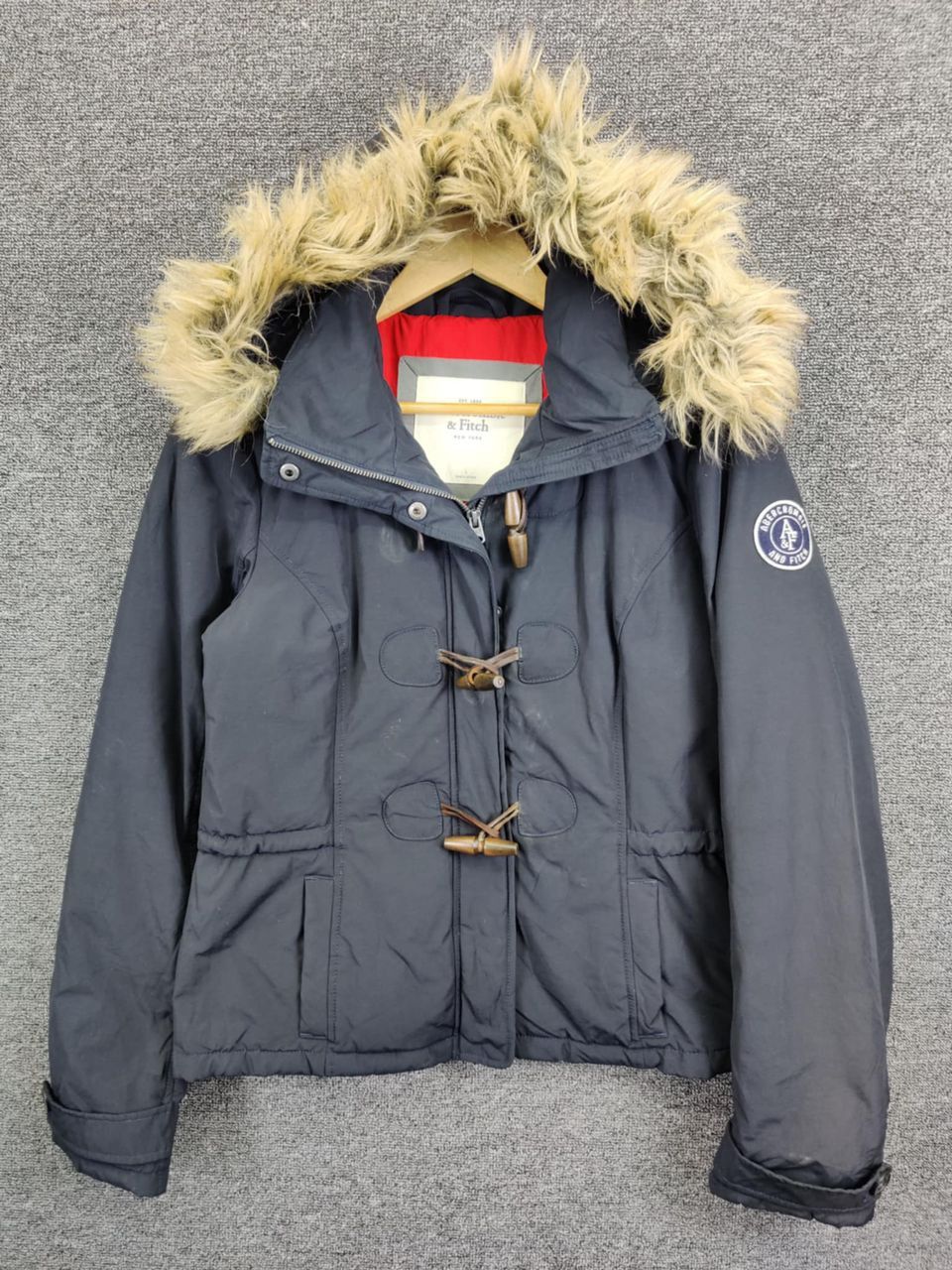 Abercrombie & Fitch Vintage Abercrombie & Fitch Fur Bomber Jacket Size US L / EU 52-54 / 3 - 1 Thumbnail