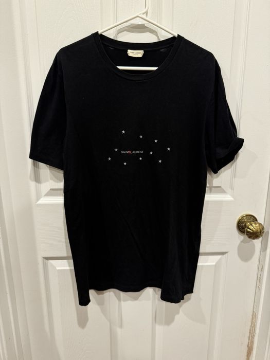 Saint laurent clearance archive logo tee