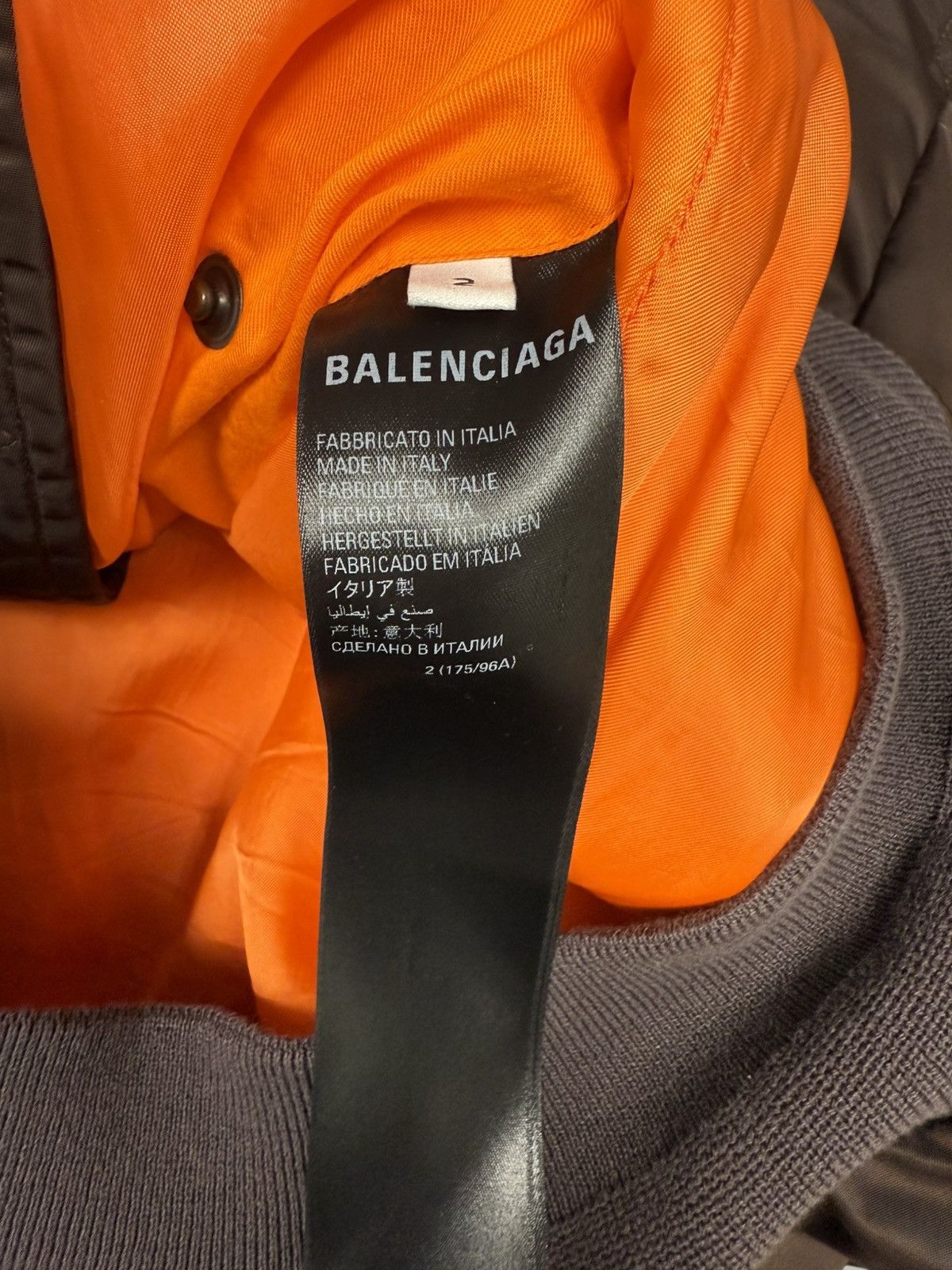 Balenciaga SS2022 Balenciaga ‘3B Sport Icon’ Brown Hooded Bomber Jacket Size US M / EU 48-50 / 2 - 6 Thumbnail