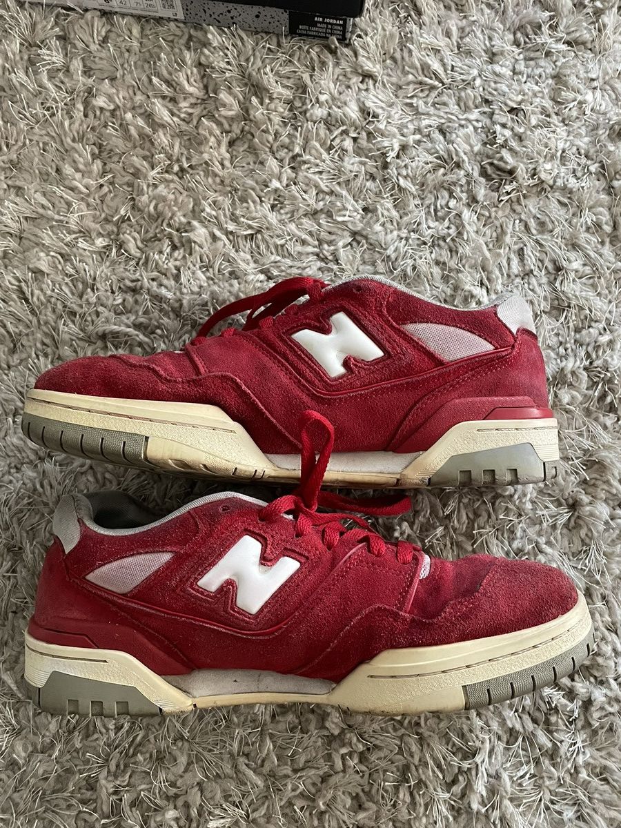 New Balance New Balance 550 Red Suede Pack Size US 11 / EU 44 - 3 Thumbnail