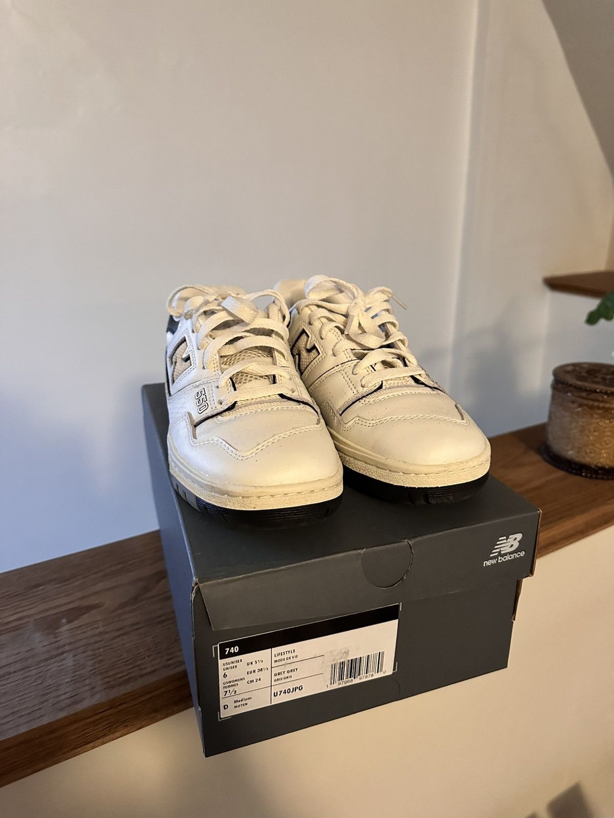 New Balance × Vintage New Balance 550 Sea Salt Size US 7.5 / IT 37.5 - 2 Thumbnail