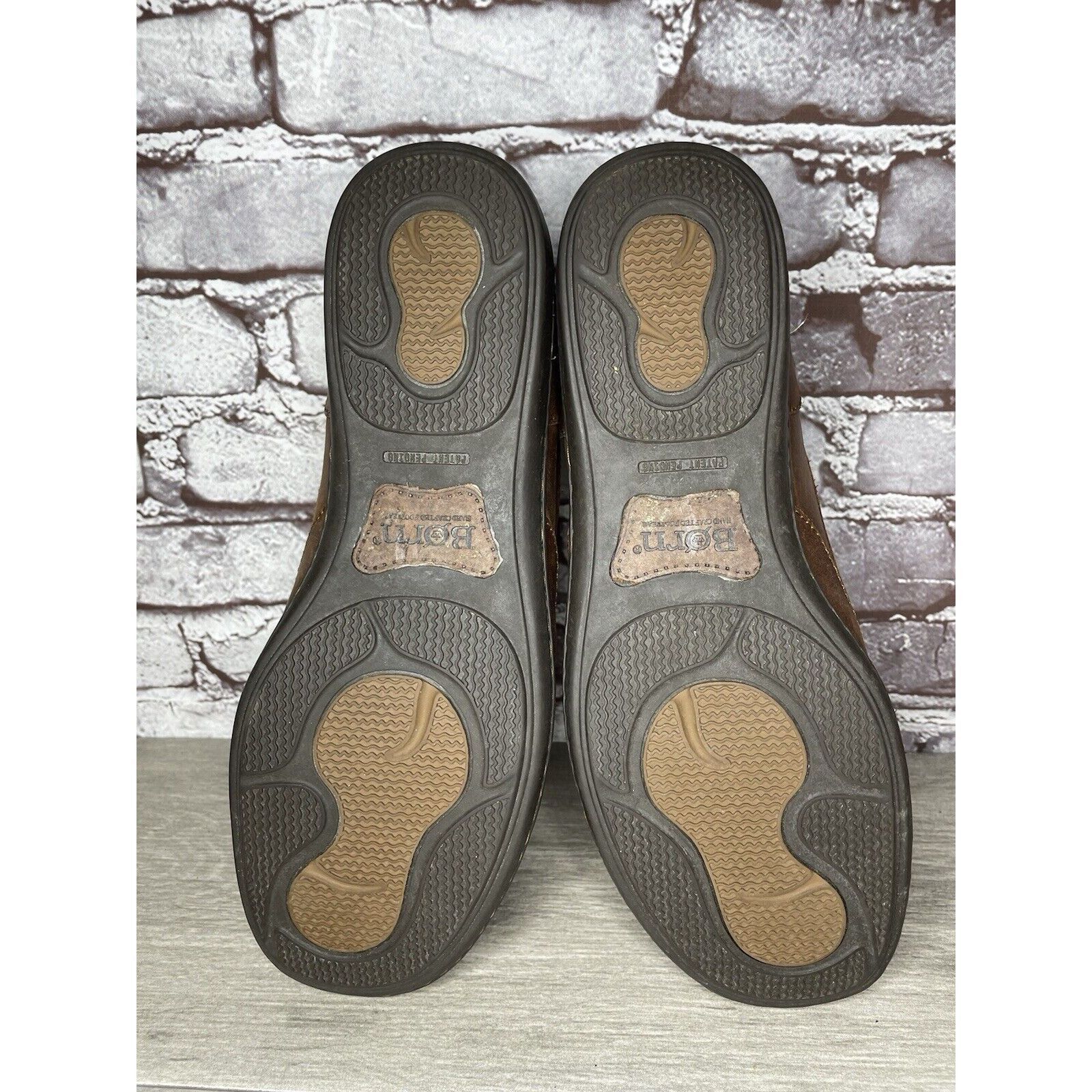 Born Born Handcrafted Brown Leather Casual Slip On Comfort Loafer Size US 11 / EU 44 - 10 Thumbnail