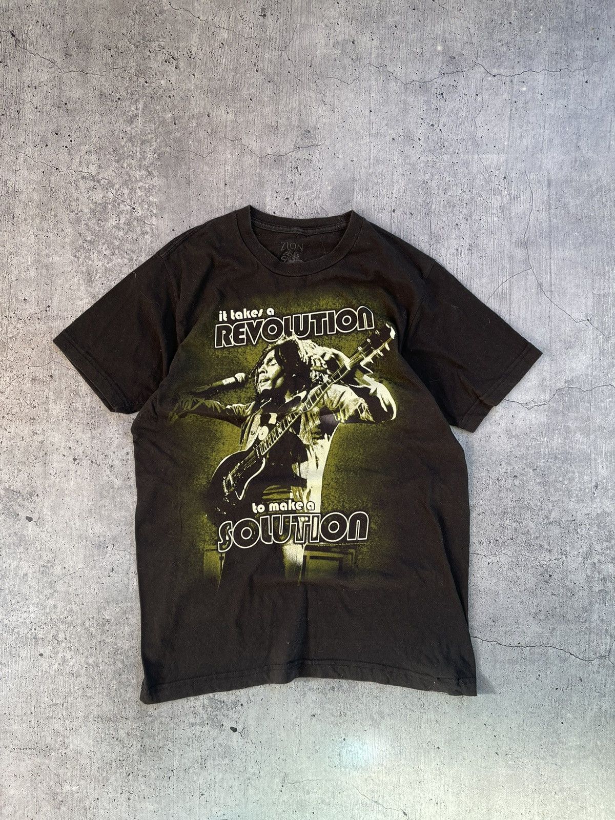 Band Tees × Bob Marley × Vintage y2k 2008 Zion Bob Marley Revolution Size US M / EU 48-50 / 2 - 1 Thumbnail