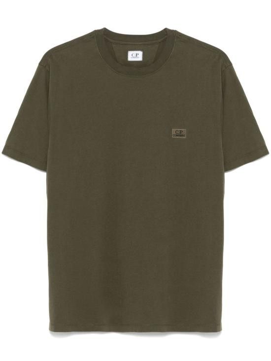 Tシャツ・カットソー C.P. COMPANY Men Polo Shirts 18CMTS031A 005100W683 Green C.P. Company C.P. COMPANY Men T-Shirts 18CMTS031A 005100W683