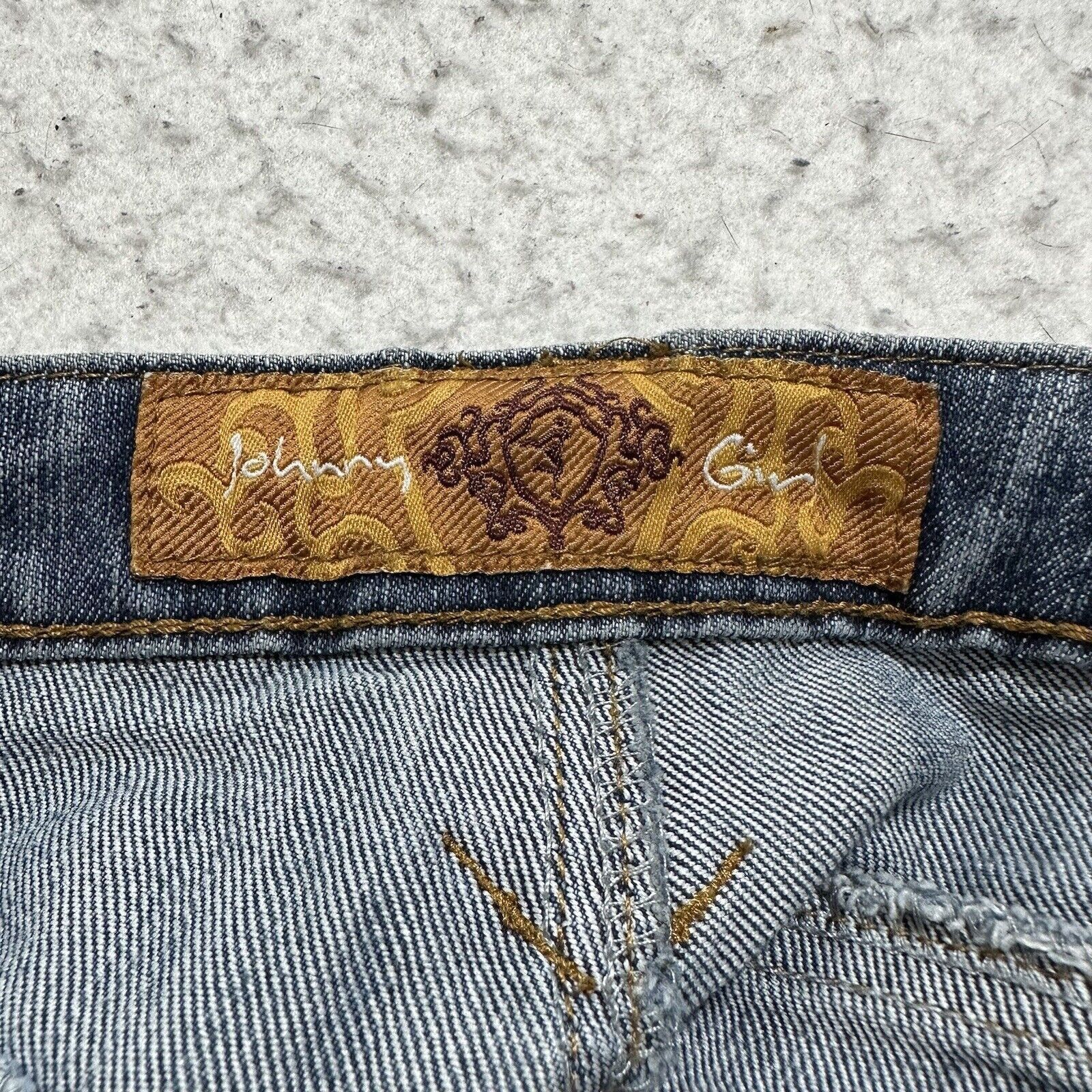 Other Johnny Girl 7/8 Straight Leg Distressed Ripped Denim Jeans Size 30" / US 8 / IT 44 - 4 Thumbnail