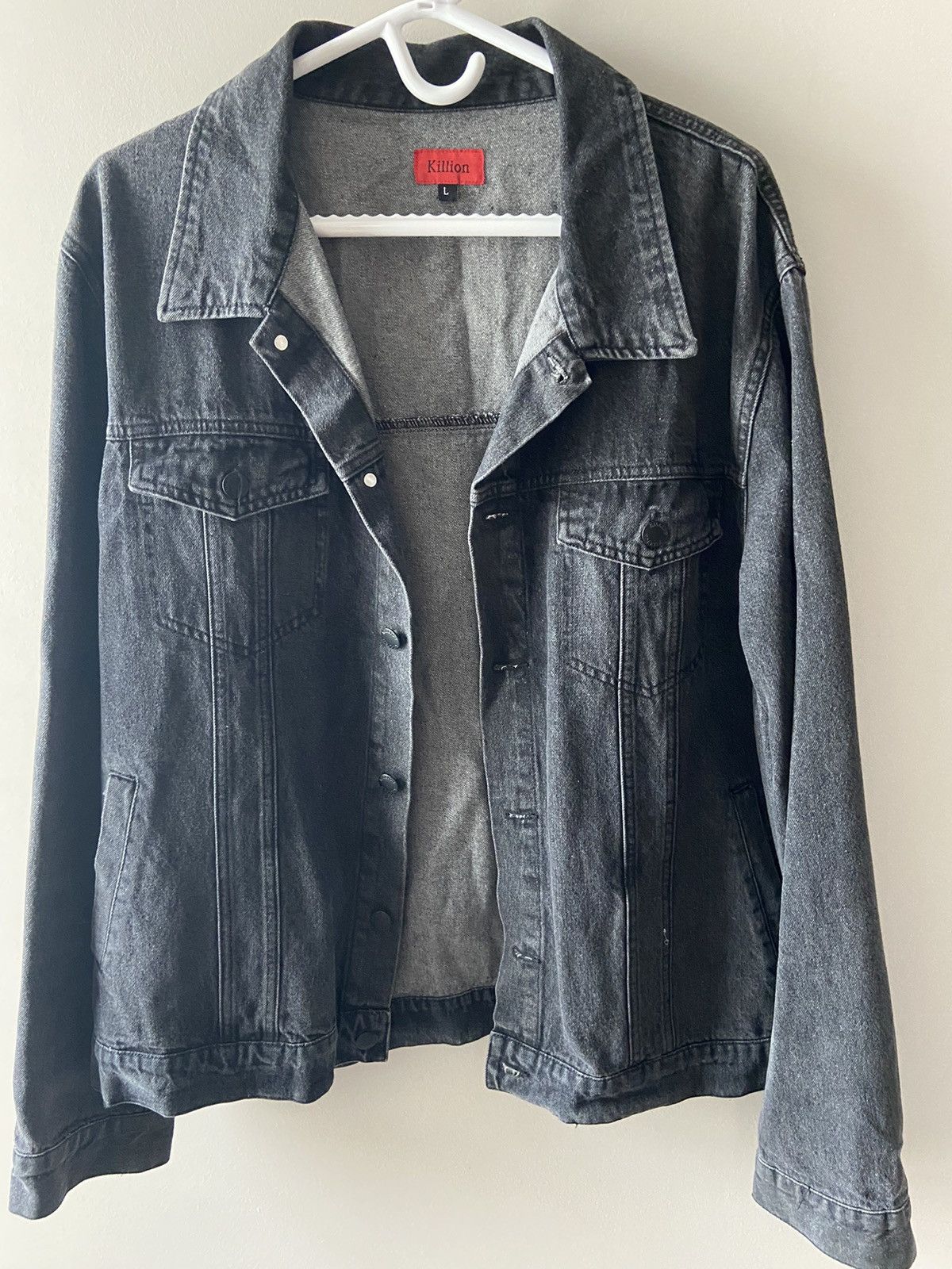Killion Killion Black Jean Jacket Size US L / EU 52-54 / 3 - 1 Thumbnail