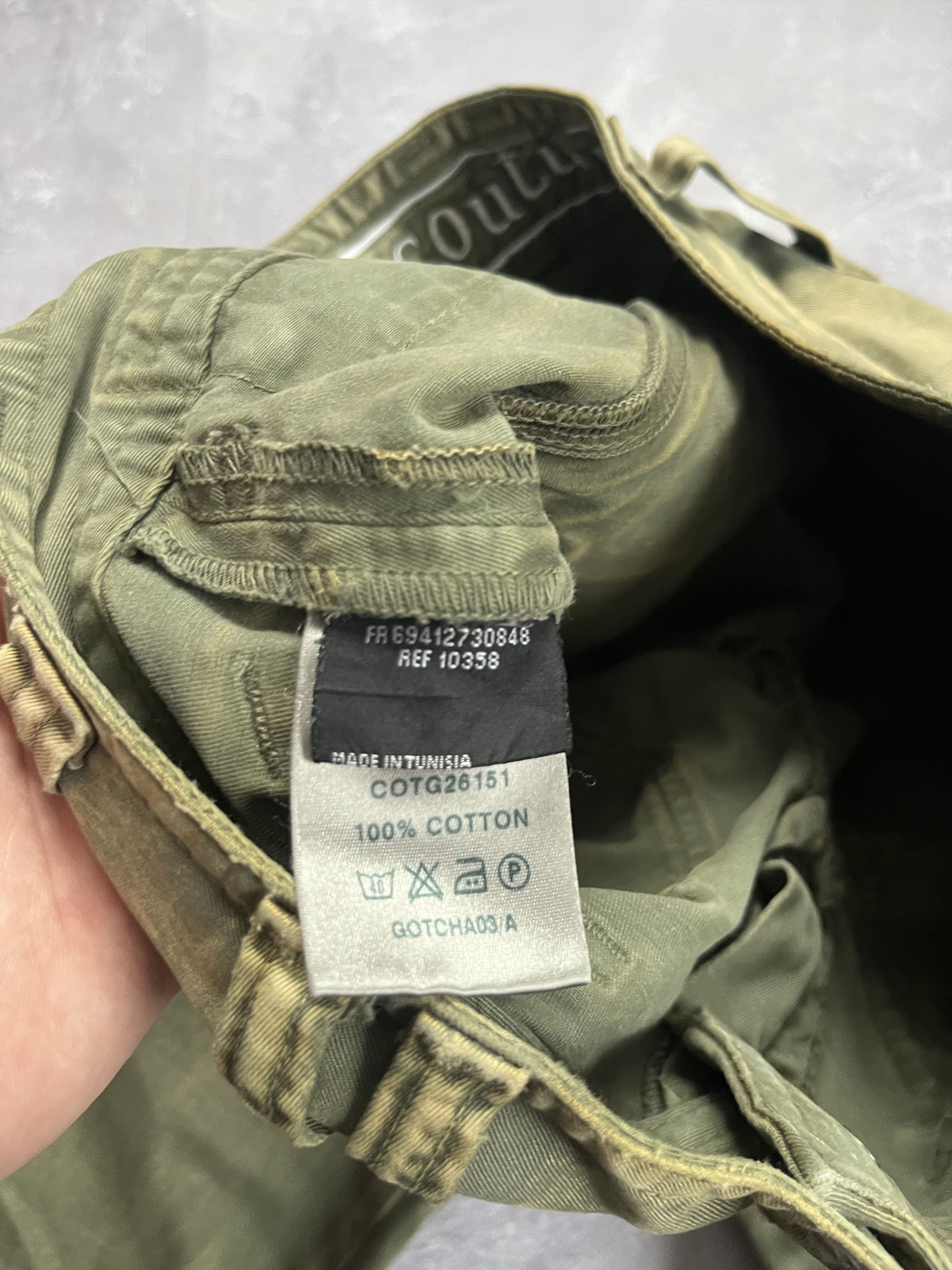 Vintage Surf Couture Cargo Pants Y2K Parachute Tactical Baggy Size 28" / US 6 / IT 42 - 9 Thumbnail