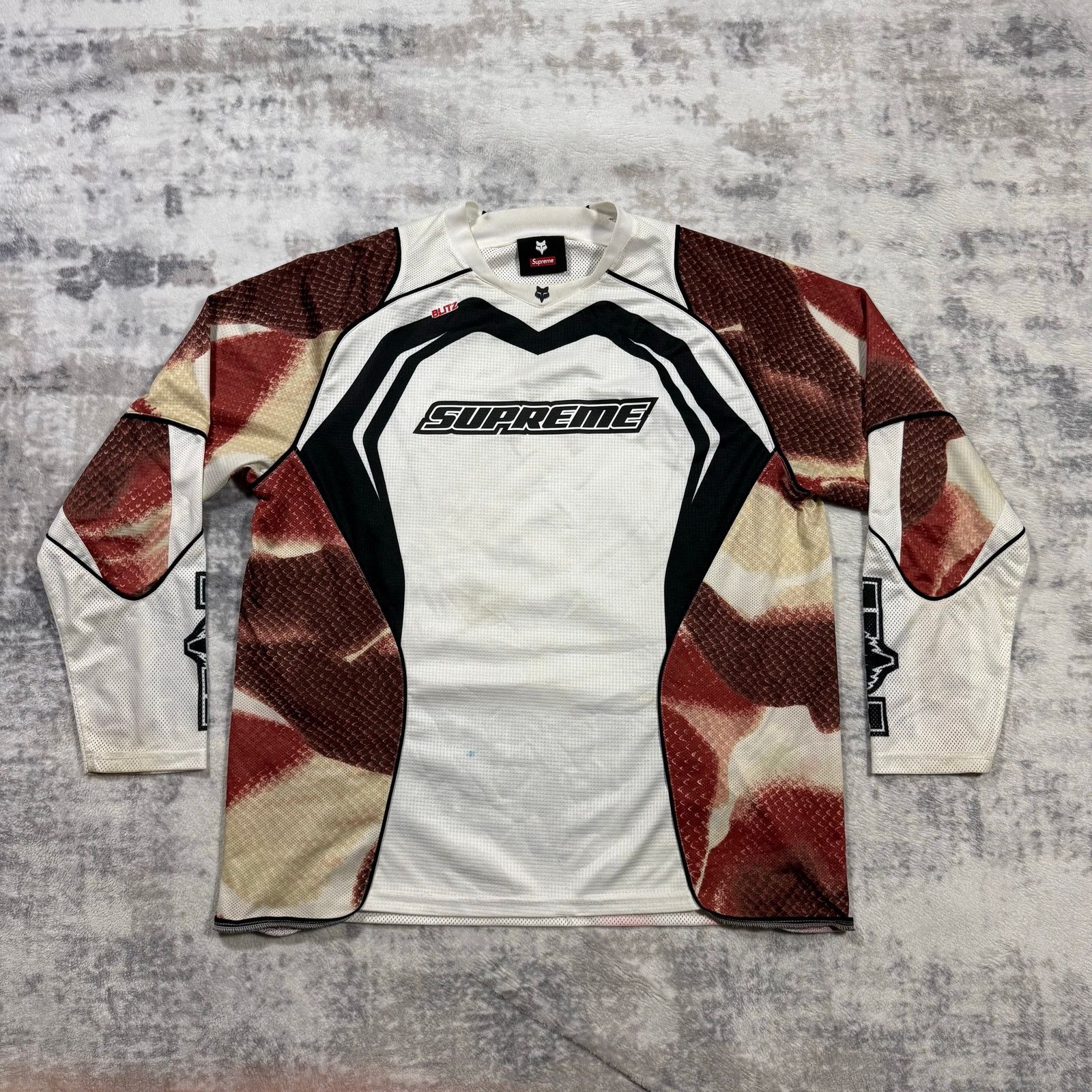Supreme Authentic Supreme Fox Racing Longsleeve Jersey L Size US L / EU 52-54 / 3 - 1 Thumbnail