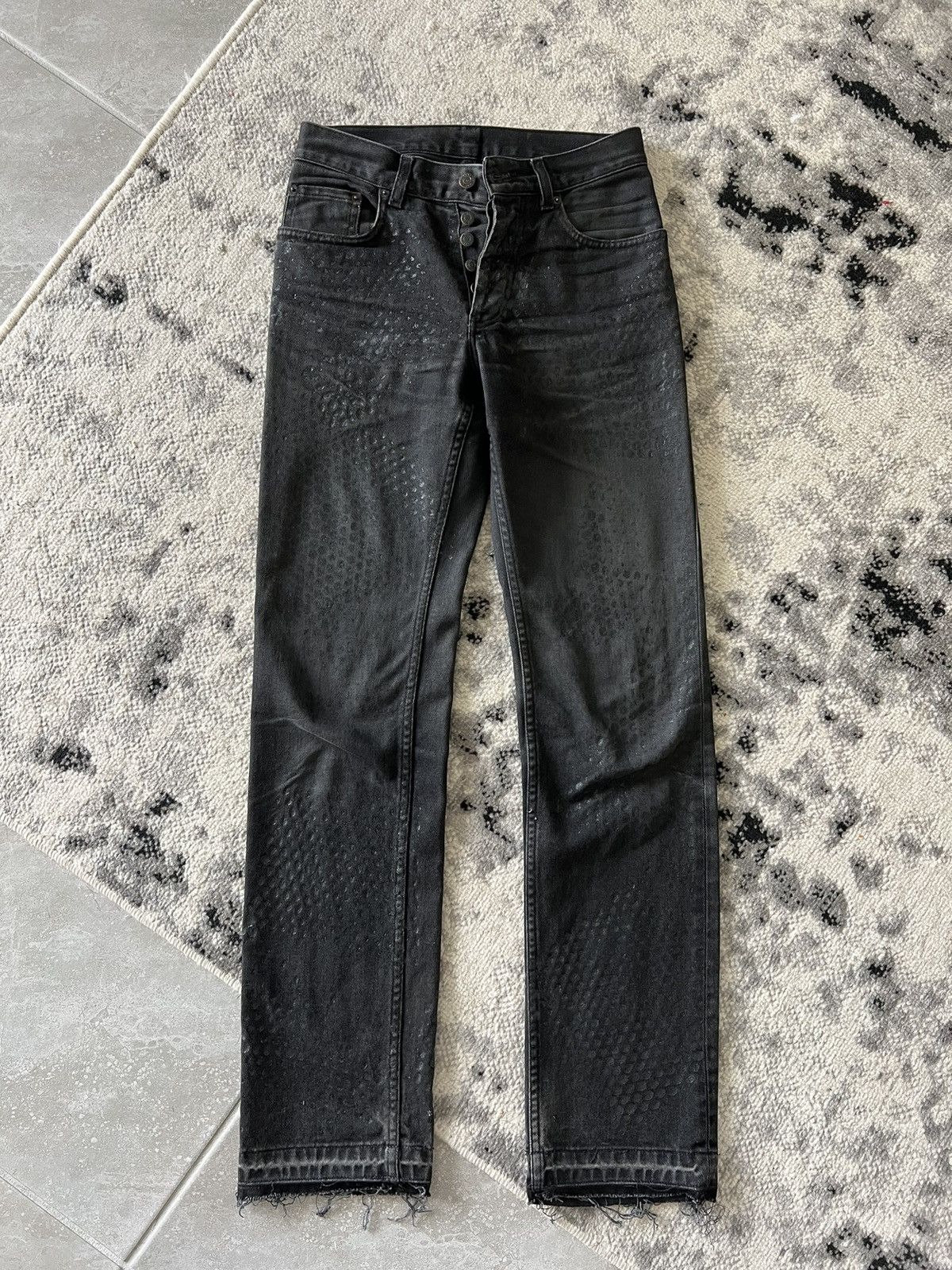 Helmut Lang 03 Tire Print Denim | Grailed