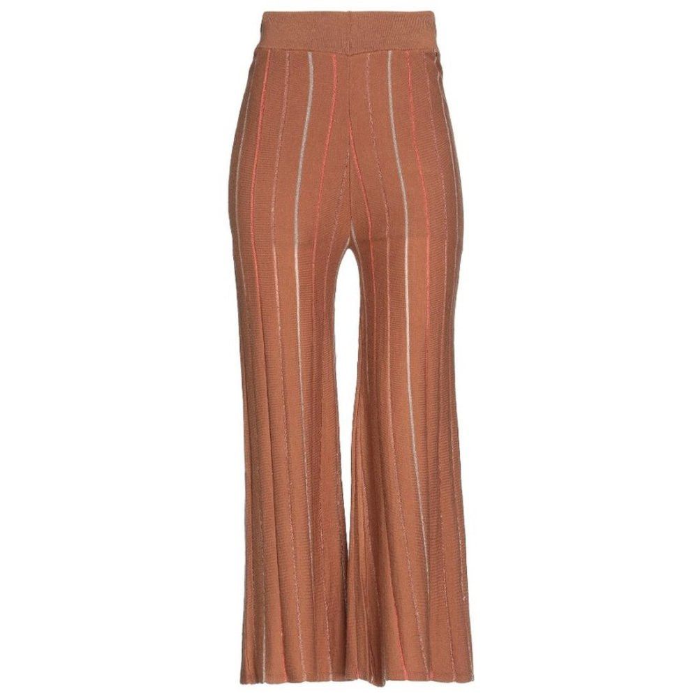 Other NWT New LUCKYLU Milano $211 Boho Brown Knit Pants Size S Size 28" / US 6 / IT 42 - 2 Thumbnail