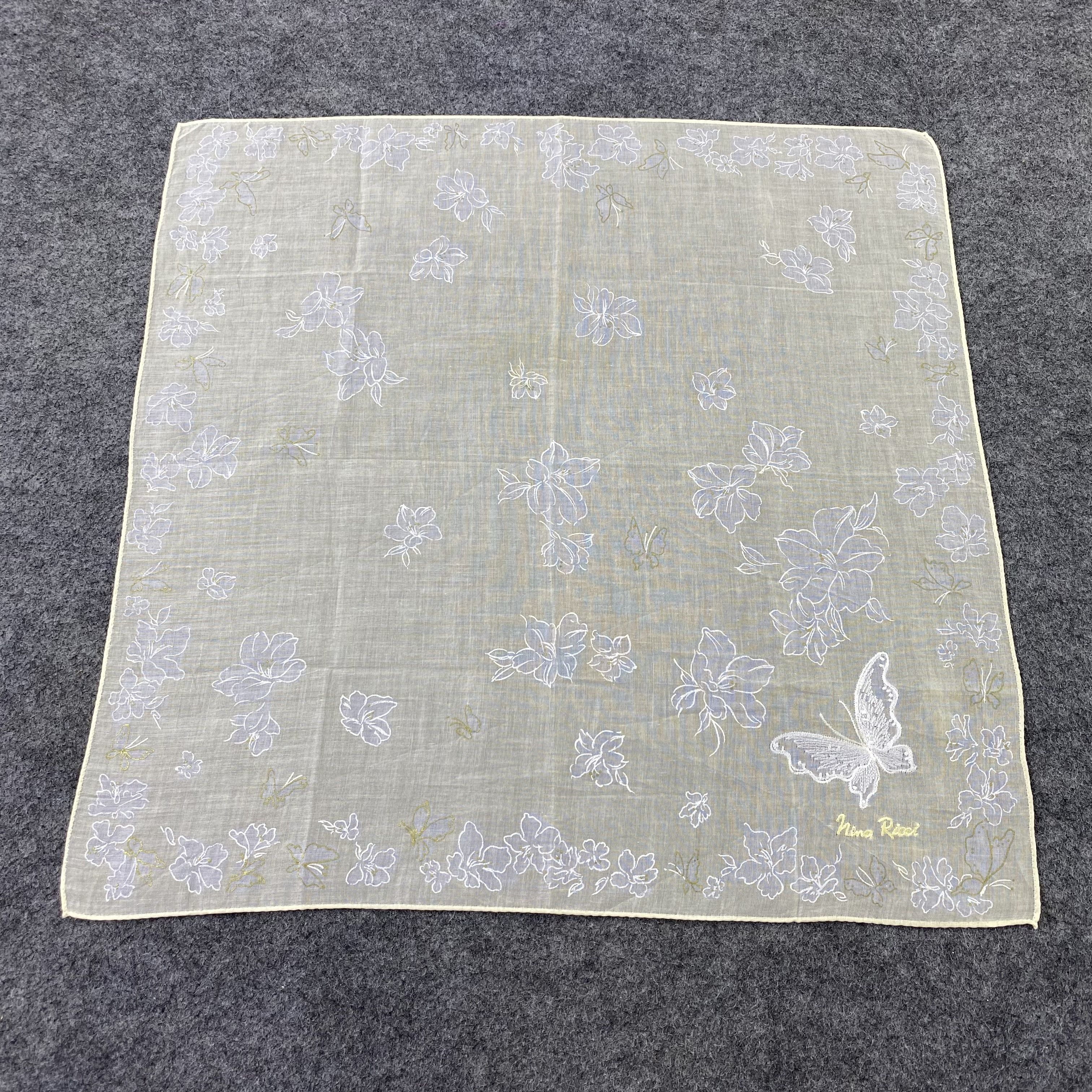 Designer Nina Ricci Handkerchief / Bandana / Neckerchief-B1343 Size ONE SIZE - 3 Thumbnail