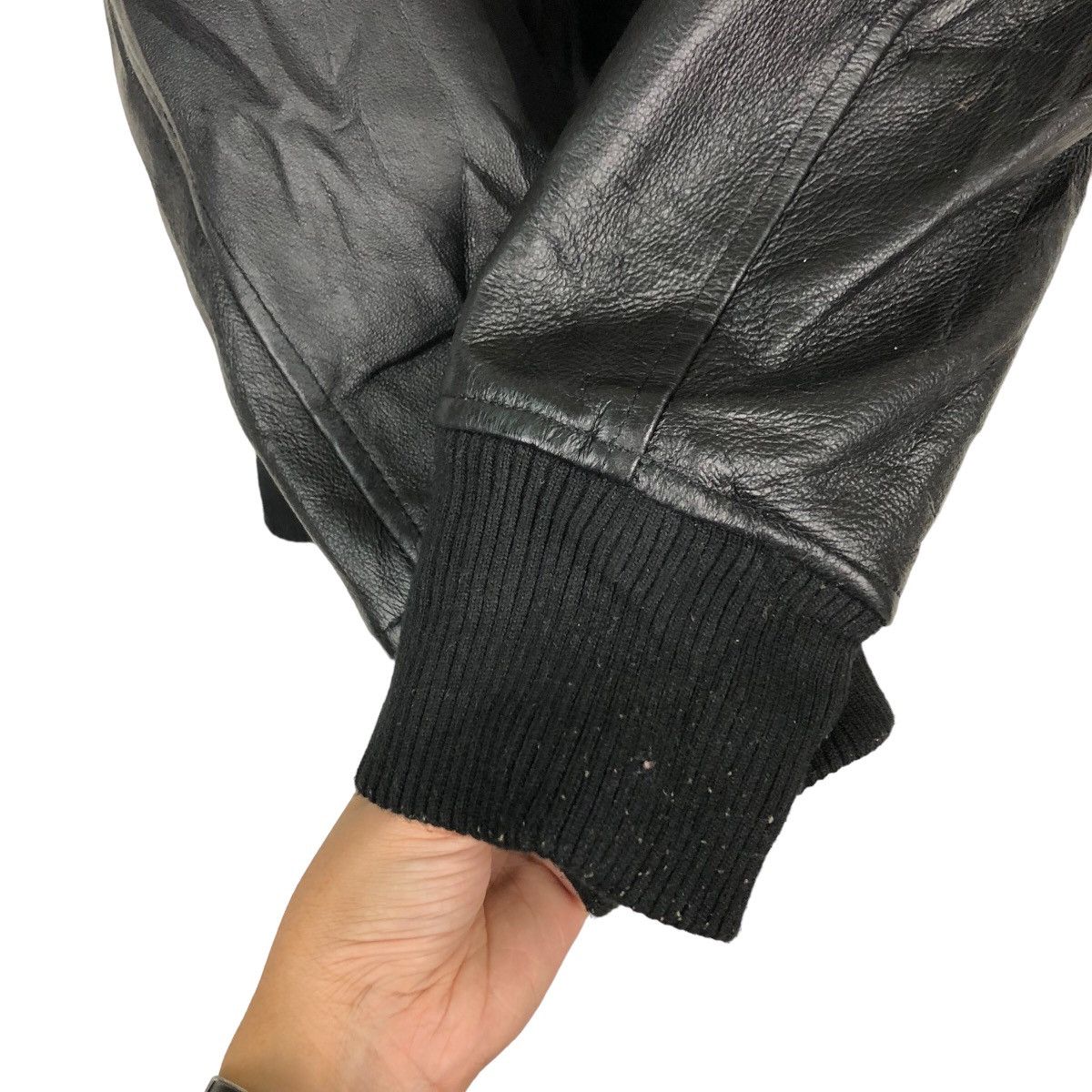 Japanese Brand 🔥VINTAGE SOFT LEATHER BOMBER JACKET GOD BREATH ISSEY MIYAKE Size US M / EU 48-50 / 2 - 11 Thumbnail