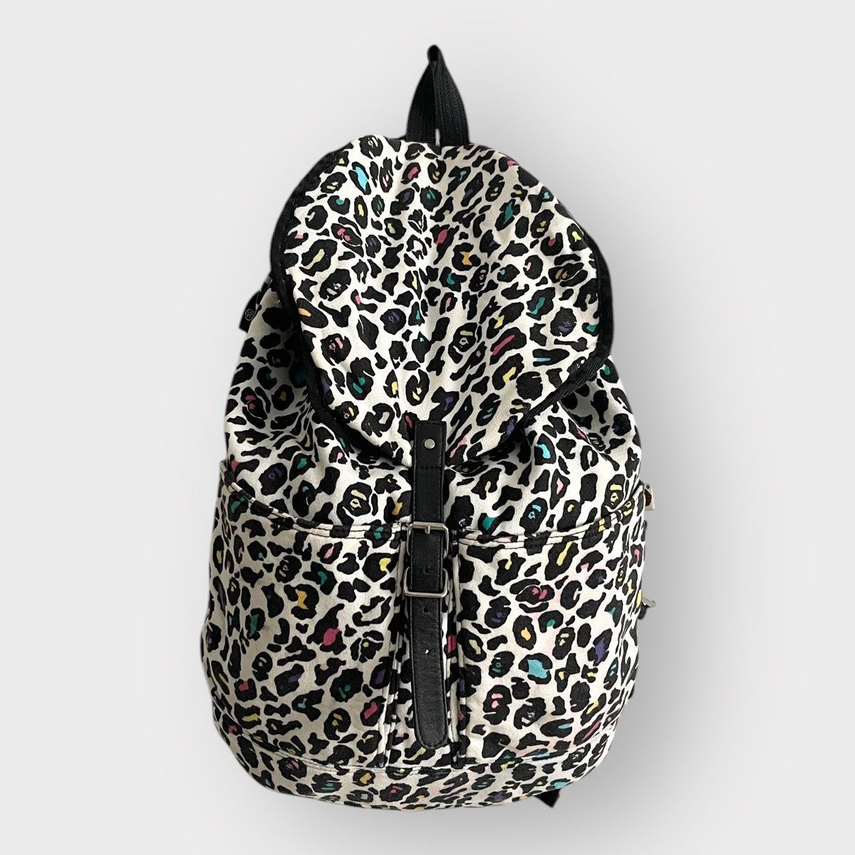 BAPE STEAL! 2010S BAPE LEOPARD CAMO BELT BUCKLE BACKPACK
