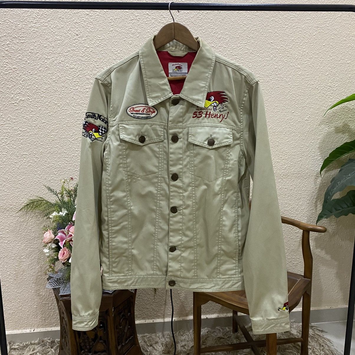 Vintage ☀️Vintage Rod & Custom embroidered logo racing jacket Size US M / EU 48-50 / 2 - 2 Thumbnail