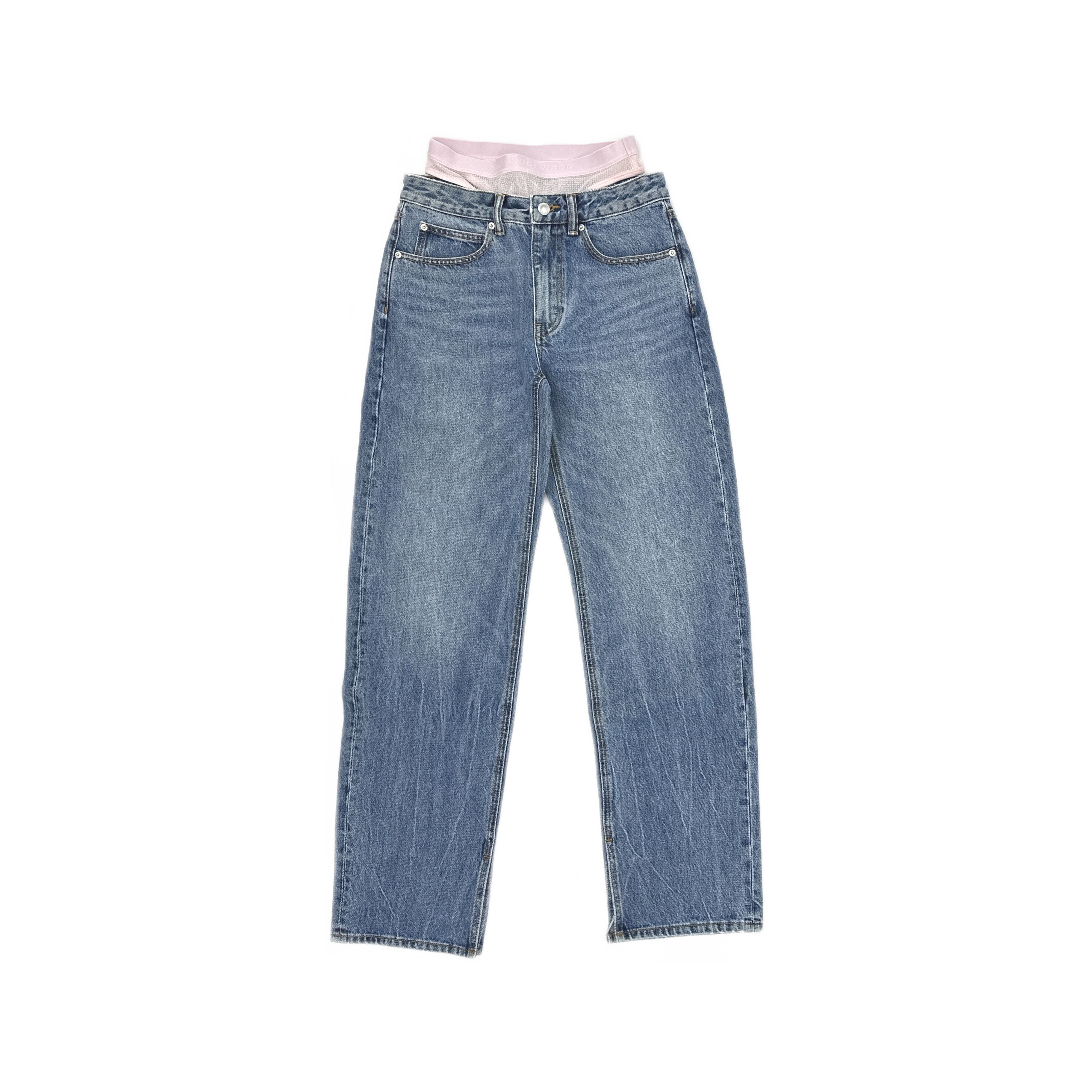 Alexander Wang Alexander Wang Layered Detail Jeans Size 24 Size 24" / US 00 / IT 34 - 1 Thumbnail