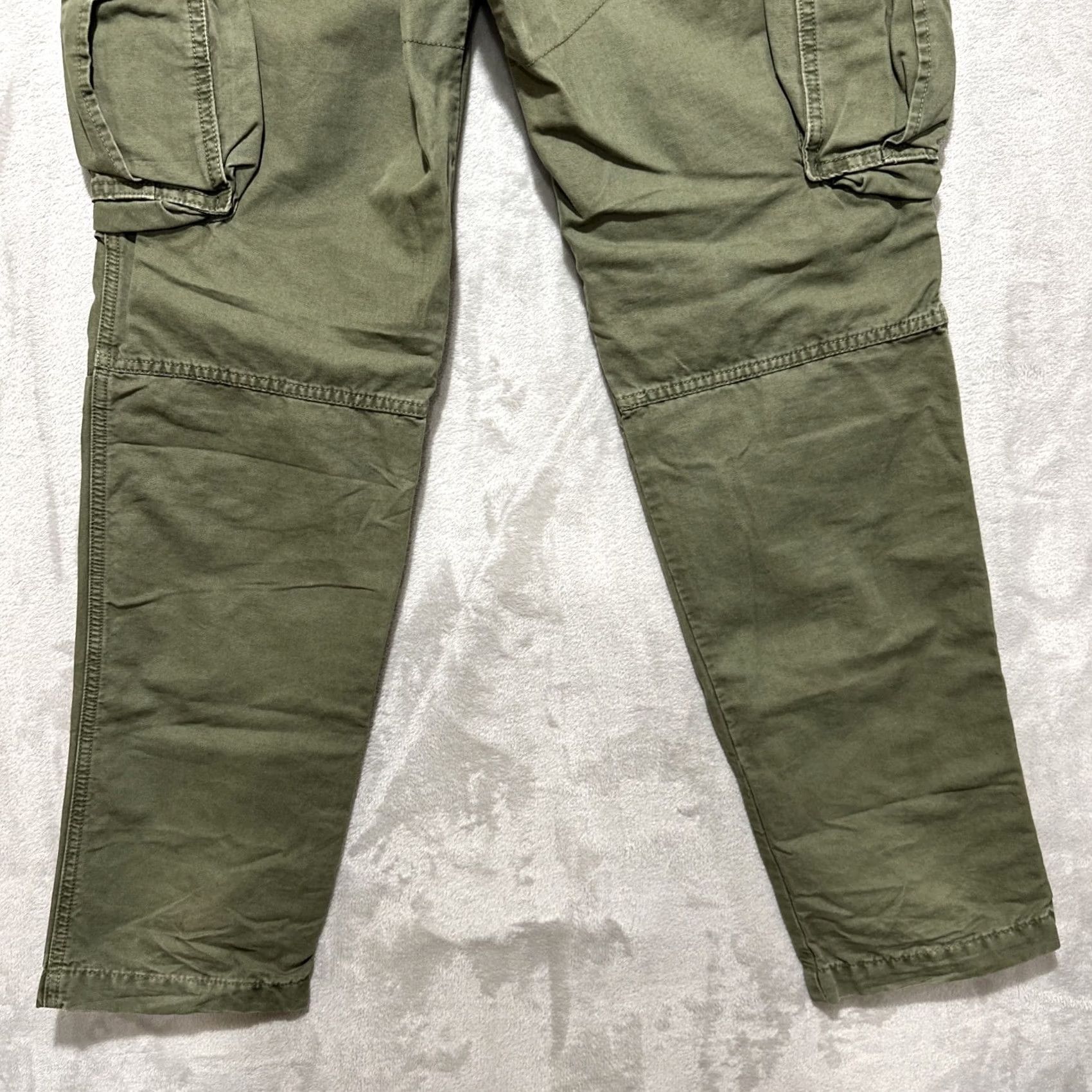 Gap Gap The Lived - In Military Slim Men's Size 32 Taper Army Green Cargo Pants Size US 32 / EU 48 - 7 Thumbnail