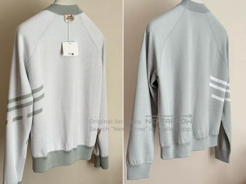 Hermes Hermes Men's golf series double side knit sweater, cashmer Size US M / EU 48-50 / 2 - 3 Thumbnail