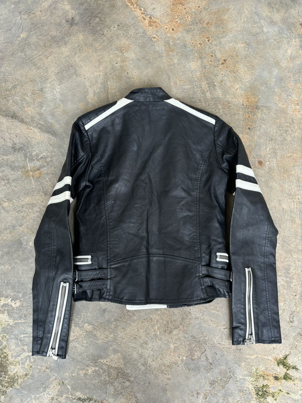 Diesel Black Gold Diesel Black Gold Multi Zipper Leather Jacket Size XS / US 0-2 / IT 36-38 - 5 Thumbnail
