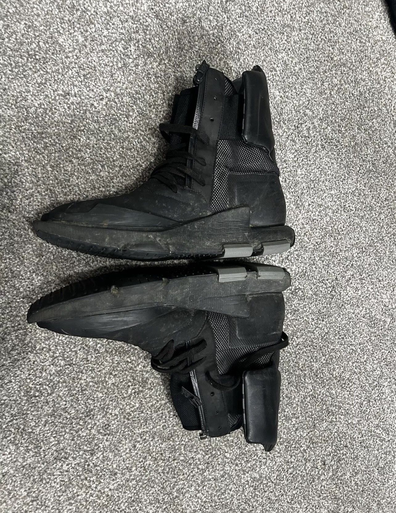 Adidas Y-3 Yohji Yamamoto Adidas High Top Sneakers In Black. Size 8 Size US 8 / EU 41 - 7 Thumbnail