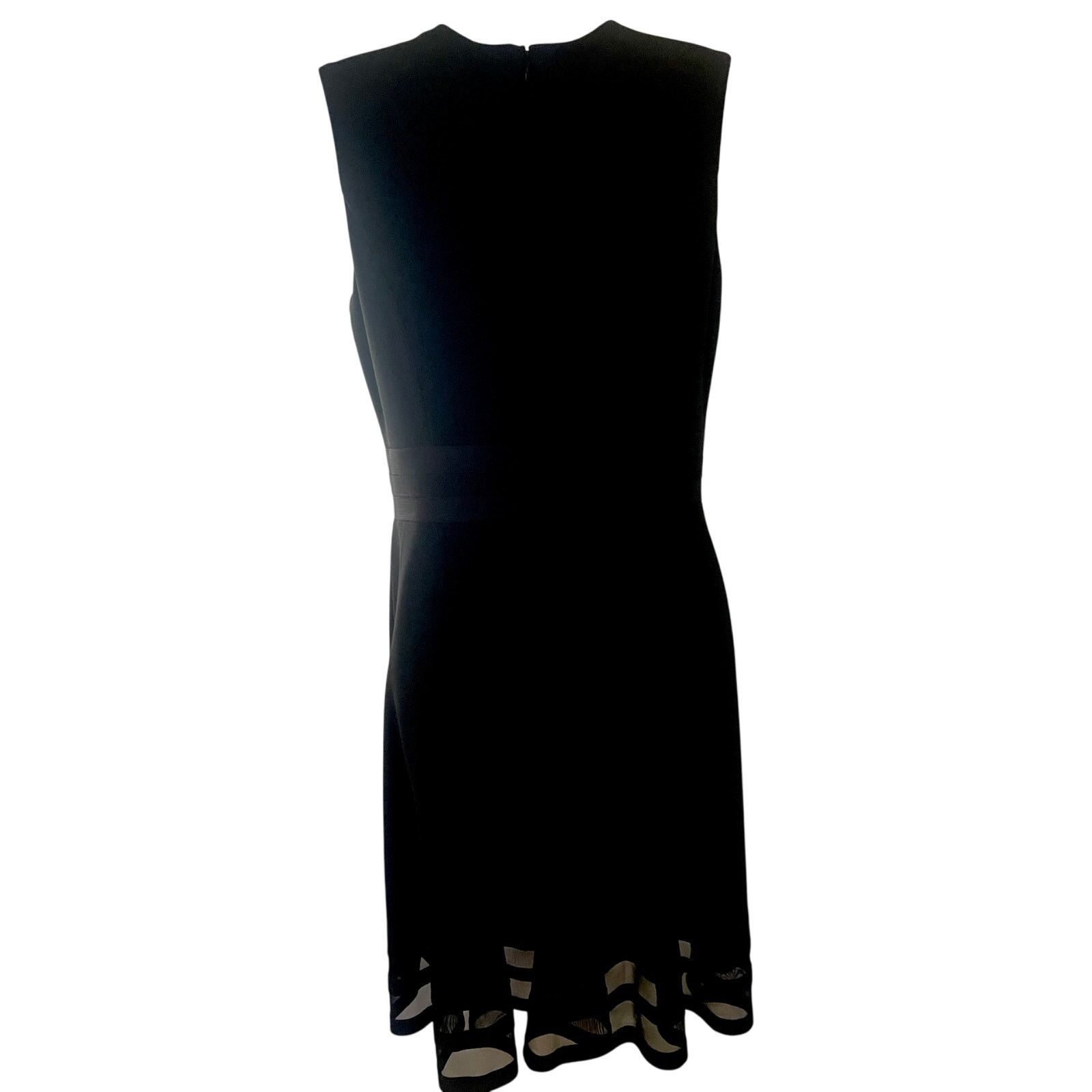 Calvin Klein Calvin Klein Little Black Dress – Sheer Hem Detail – Size 8 Size M / US 6-8 / IT 42-44 - 3 Thumbnail