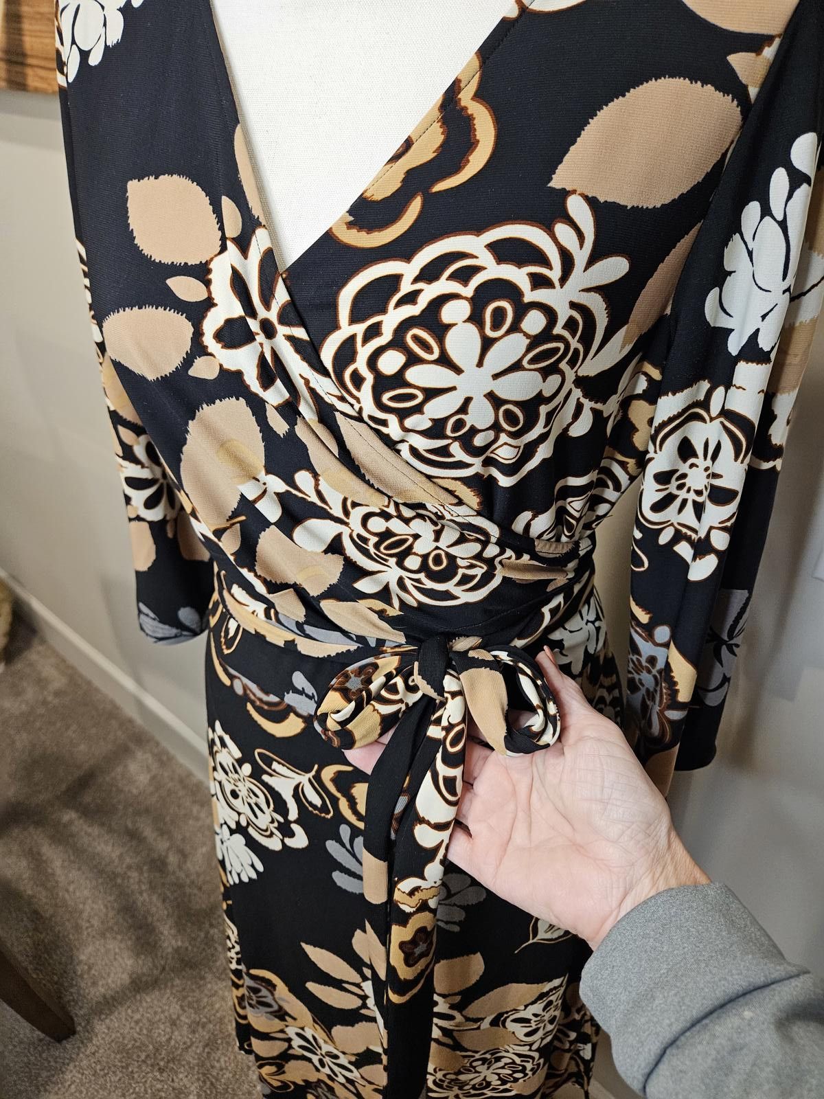 Jones New York Jones New York Floral Wrap Dress #374 Size M / US 6-8 / IT 42-44 - 4 Thumbnail