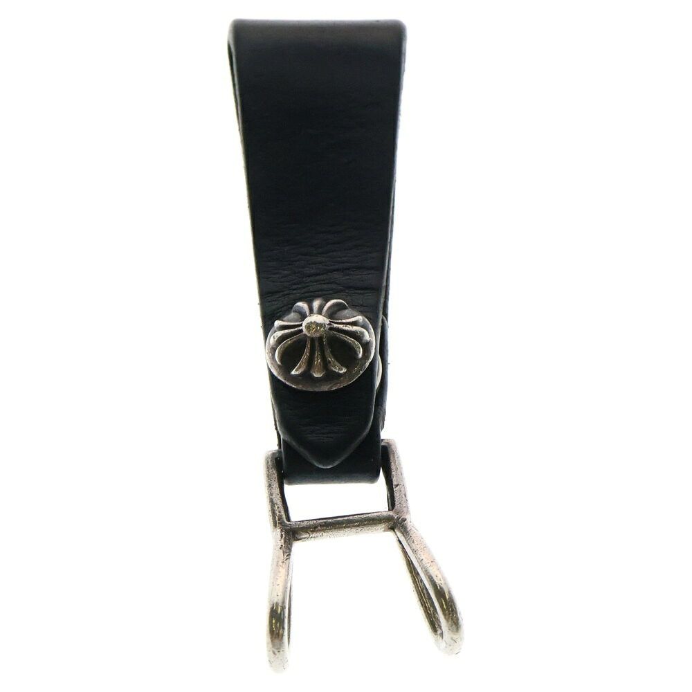 Chrome Hearts Chrome Hearts Belt Loop Cross Ball Button Leather