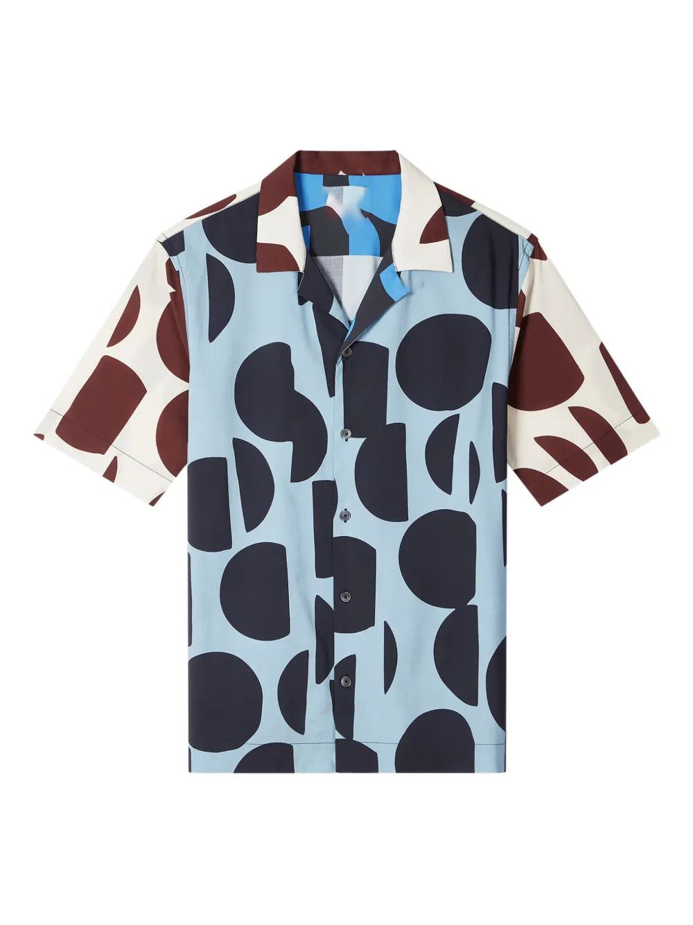 Other Blue “Cut-Up Dots” Print Short-Sleeve Shirt Size US L / EU 52-54 / 3 - 1 Thumbnail