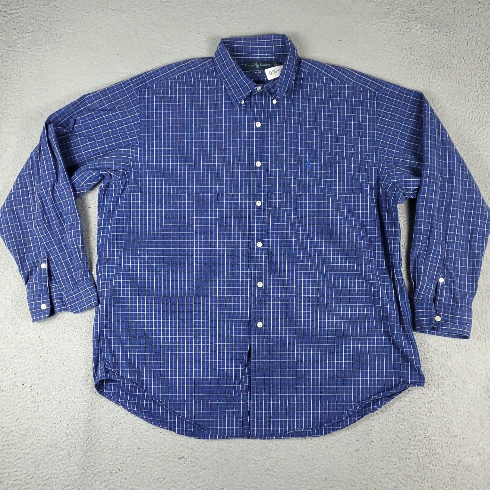 Ralph Lauren Ralph Lauren Shirt Mens XL Blue Check Pony Casual Button Up Long Sleeve Size US XL / EU 56 / 4 - 3 Thumbnail