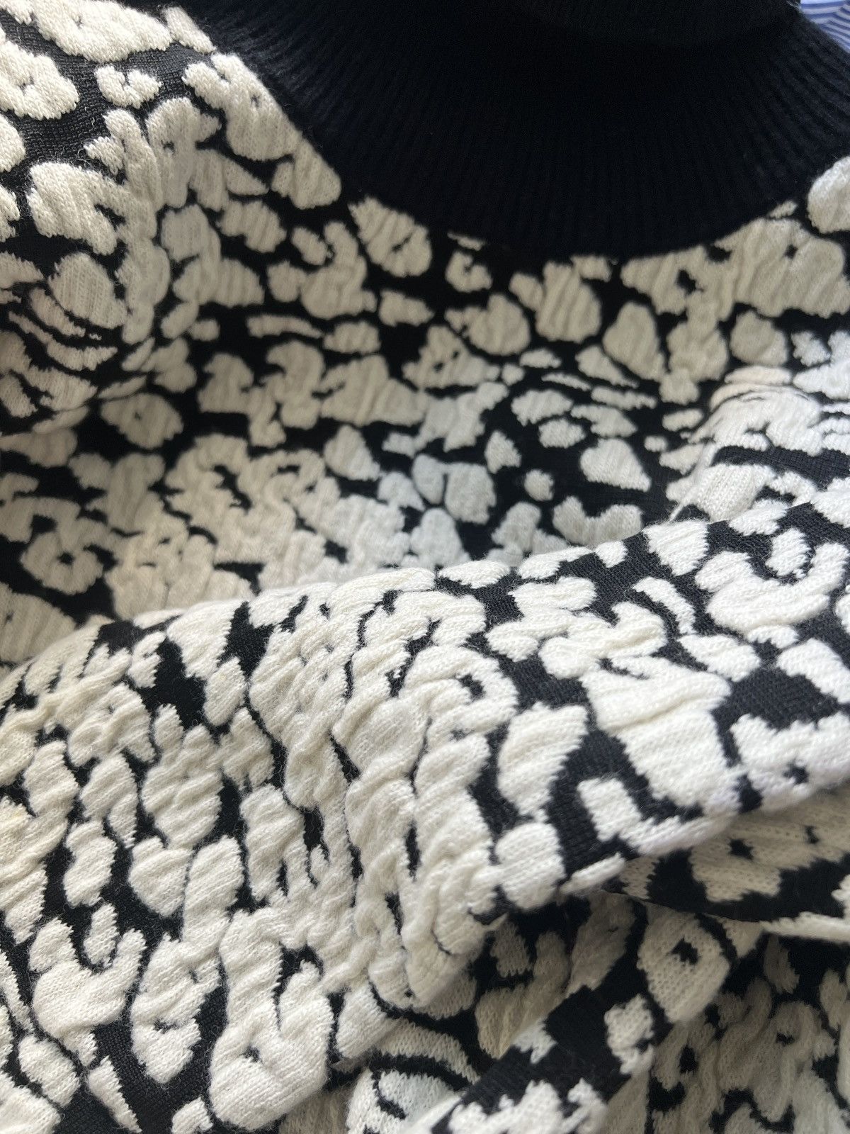Celine Old Celine by Phoebe Philo jacquard cashmere wool jumper Size M / US 6-8 / IT 42-44 - 3 Thumbnail