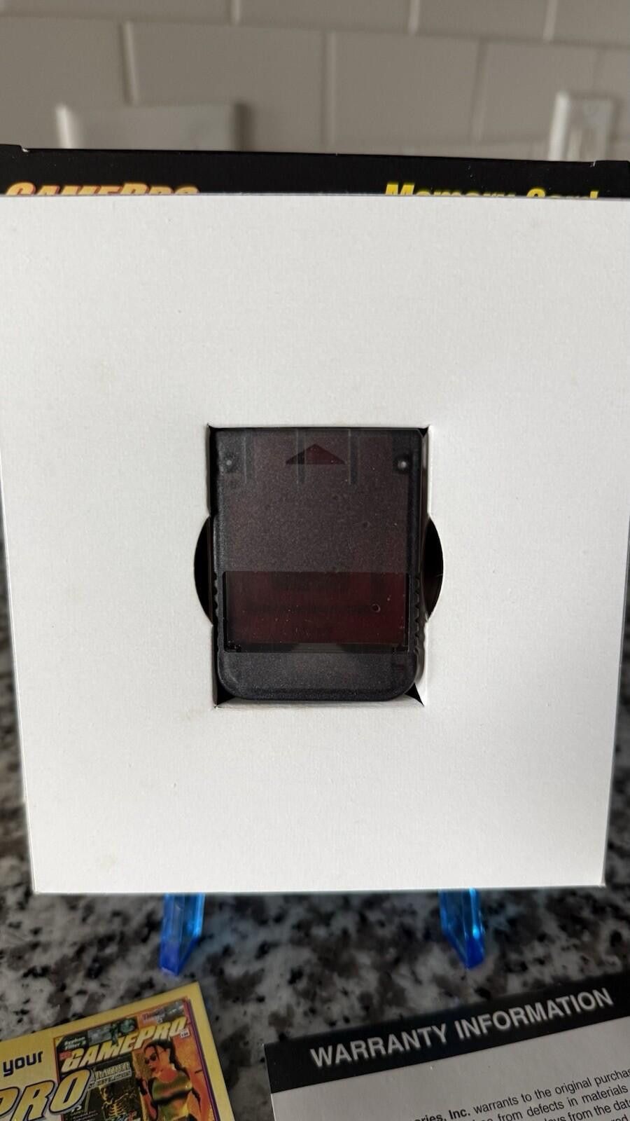 UNIK International Inc. Old Stock Gamepro Gear Memory Card For Sony PlayStation PS1 Size ONE SIZE - 4 Thumbnail