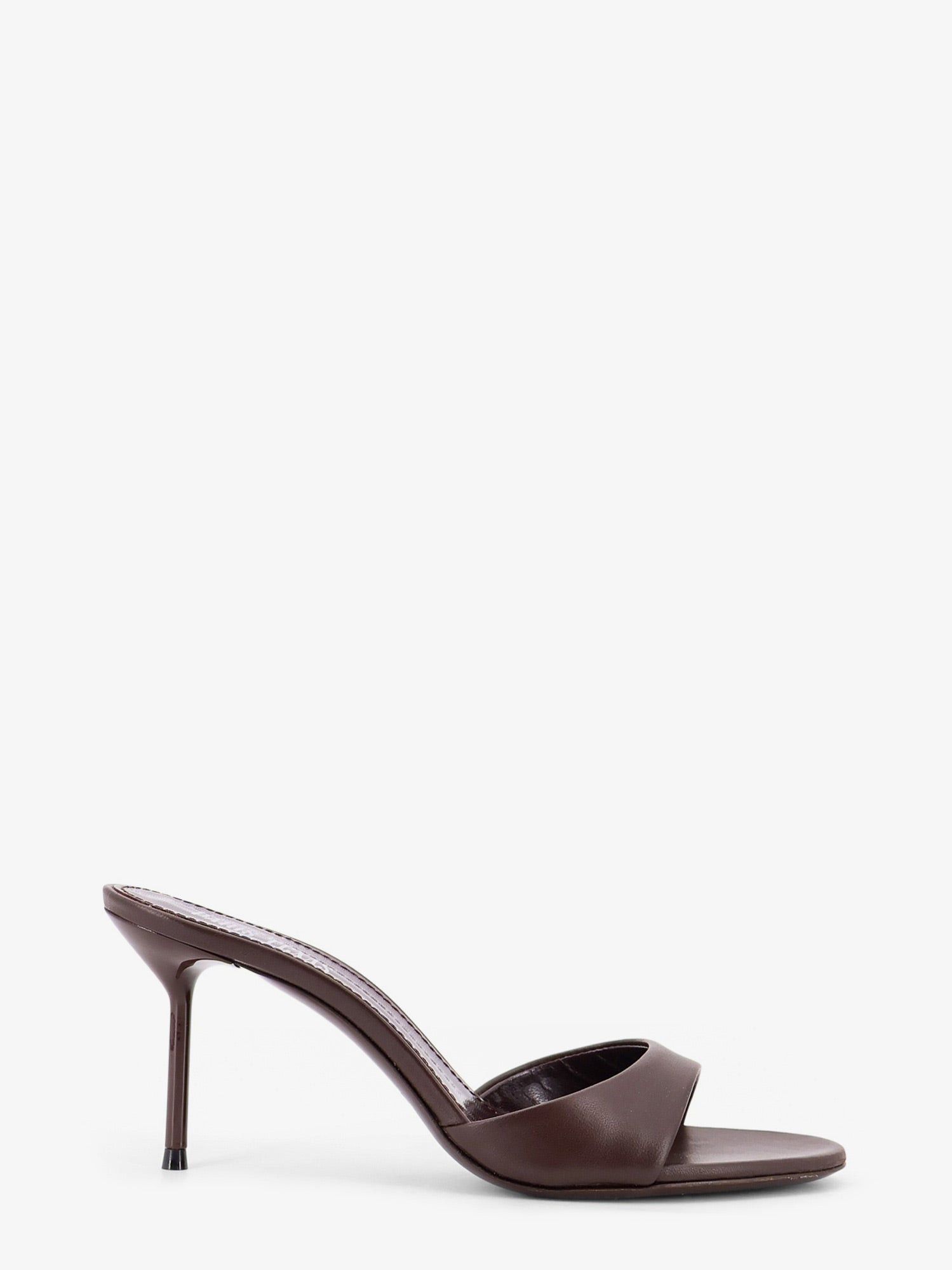 Paris Texas Lidia Mule 70 Leather Heel Shoes Sandals, Women's (Size 8.5)