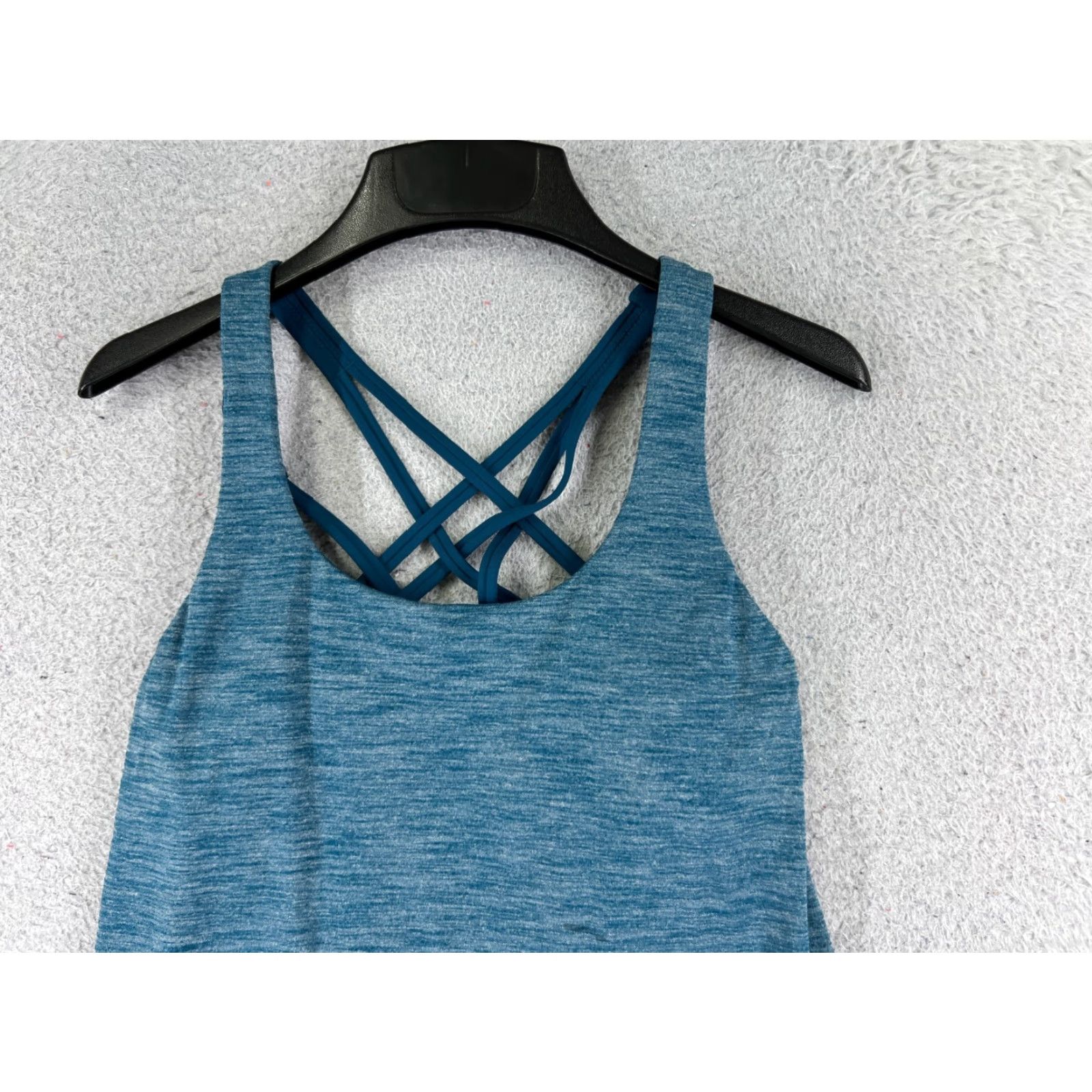 Lululemon Lululemon Shirt Women 4 Blue Free To Be Serene Tank Luxtreme Luon Yoga Sleeveless Casual Tank Size S / US 4 / IT 40 - 4 Thumbnail