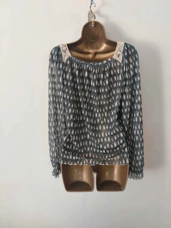 Vintage Vintage long sleeved top Size L / US 10 / IT 46 - 3 Thumbnail
