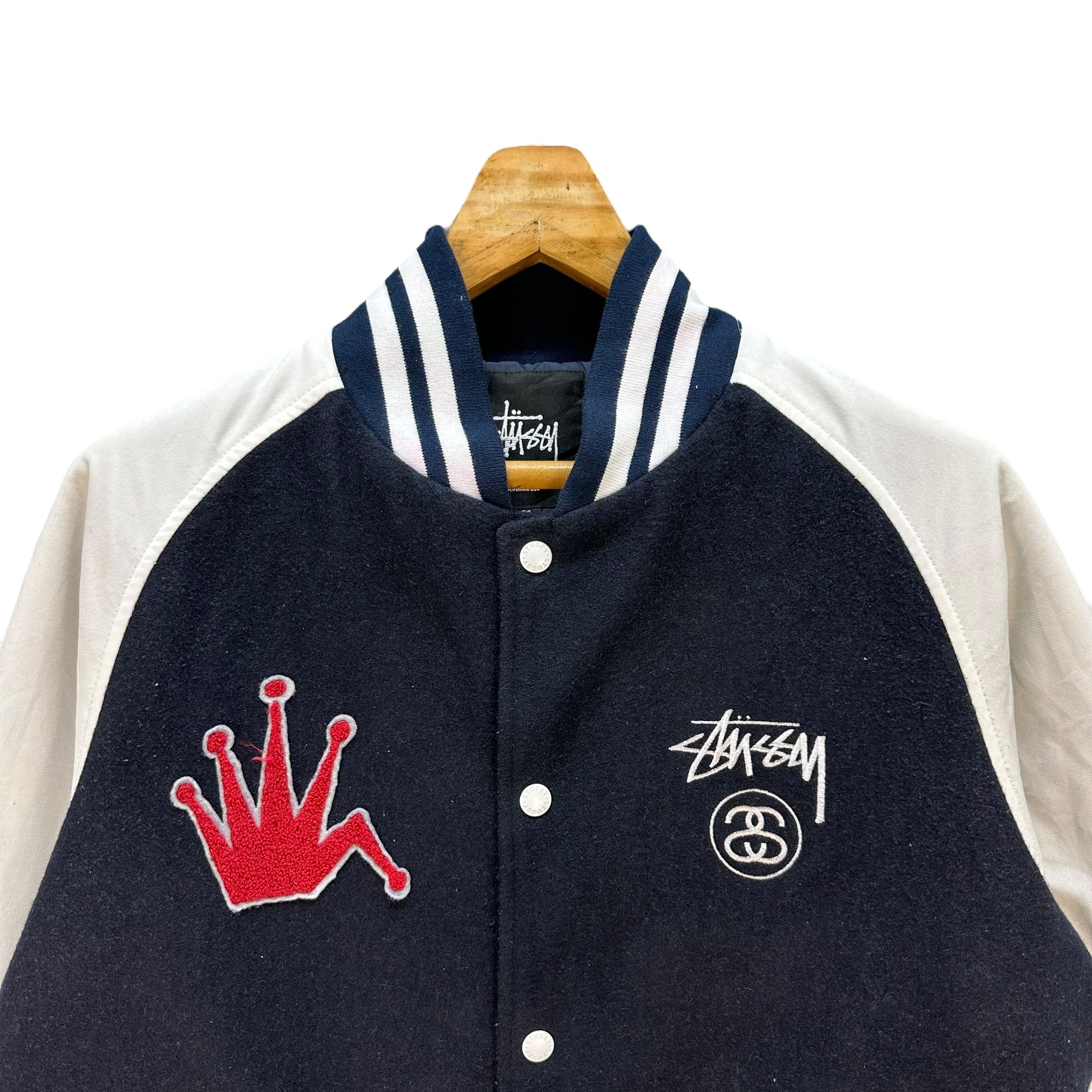 Stussy STUSSY World Wide Big Logo Varsity Jacket #A50-1173 Size US L / EU 52-54 / 3 - 4 Thumbnail