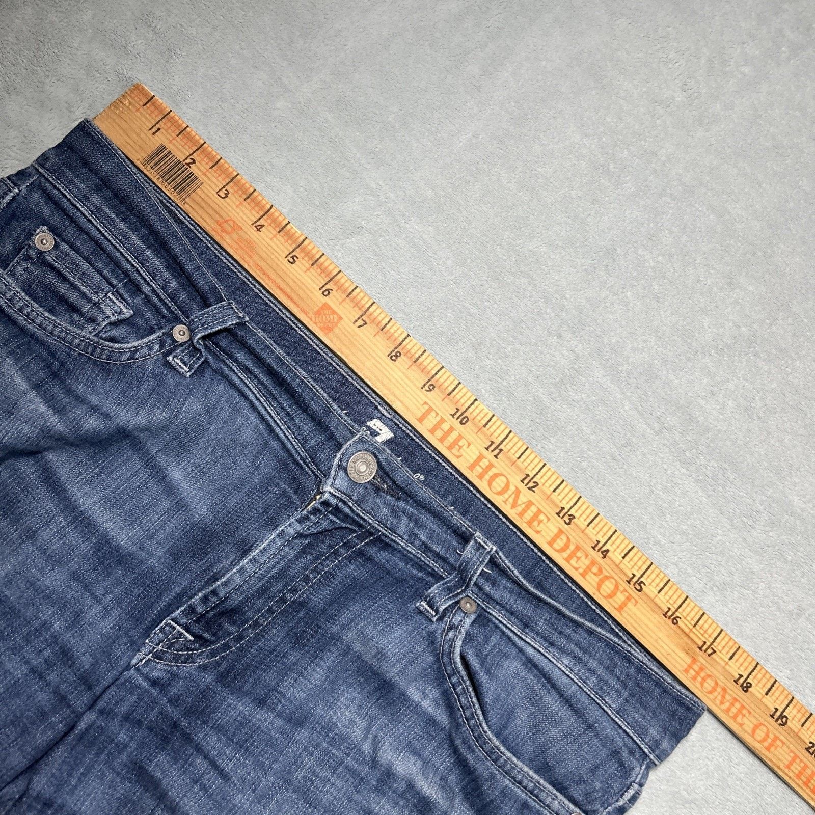 7 For All Mankind 7 For All Mankind Straight Jeans 35x33 Rhinestone Skinny Size 35" - 16 Thumbnail